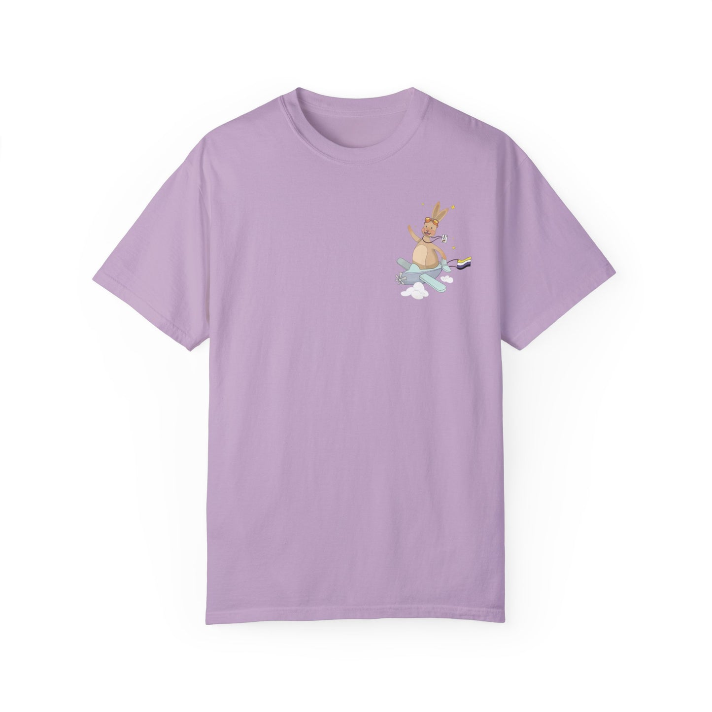 Badgie T-Shirt - Nonbinary Rabbit "Rex" - Badgie.co