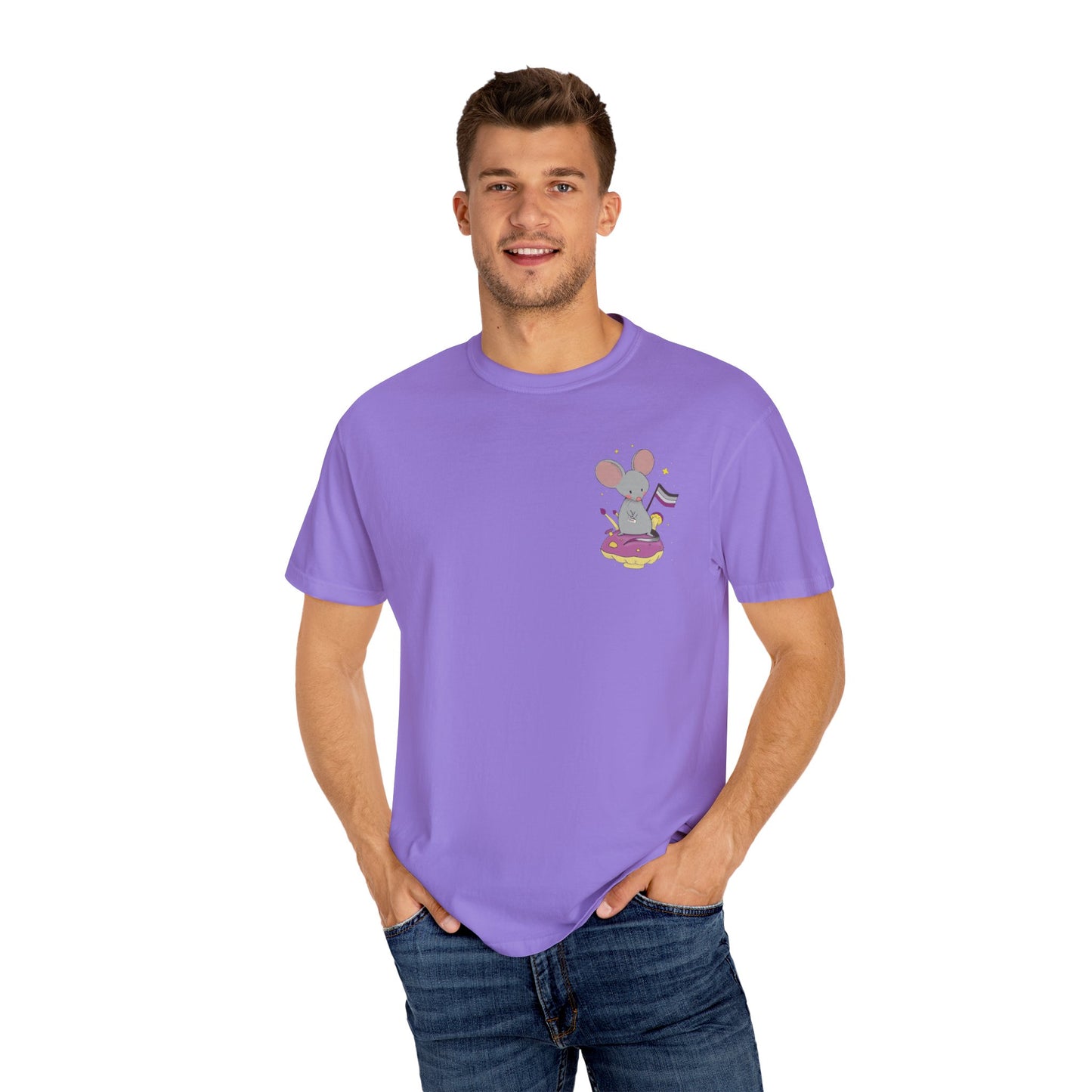 Badgie T-Shirt - Asexual Mouse "Roan" - Badgie.co