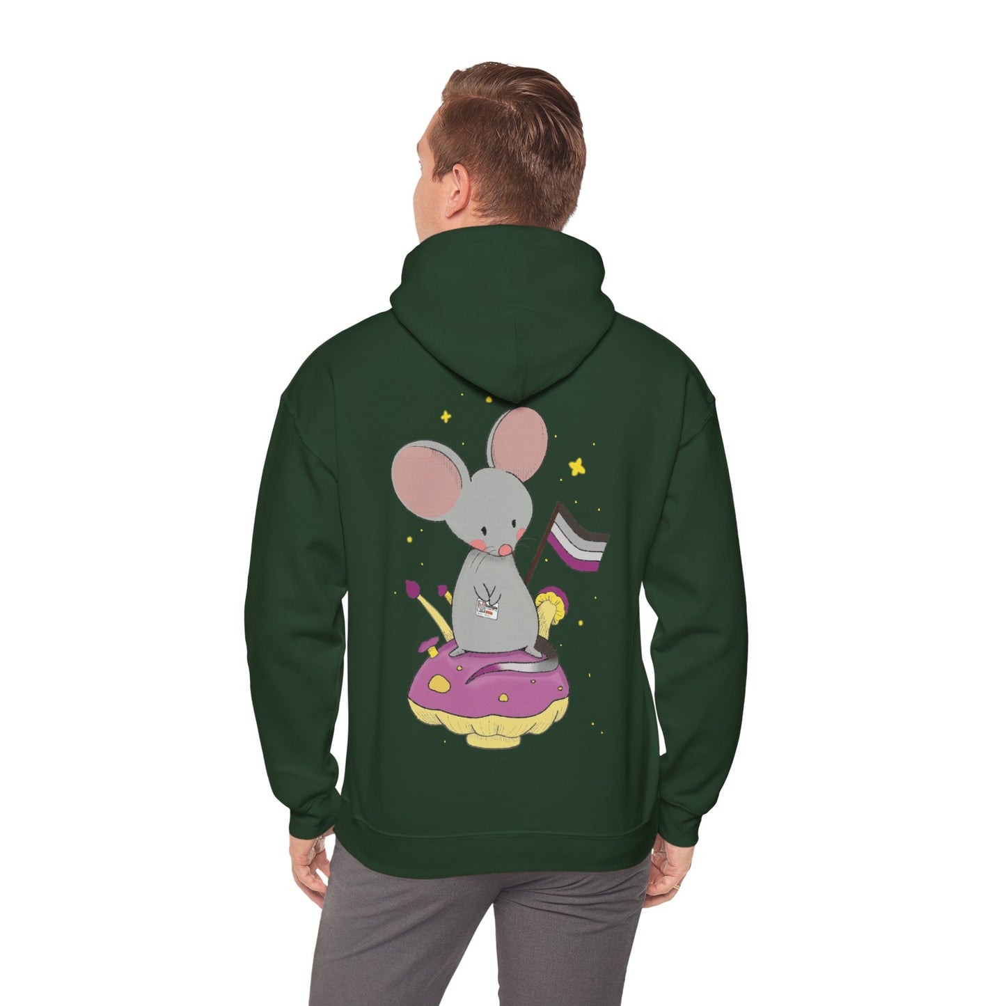 Badgie Hoodie - Asexual Mouse “Roan” - Badgie.co