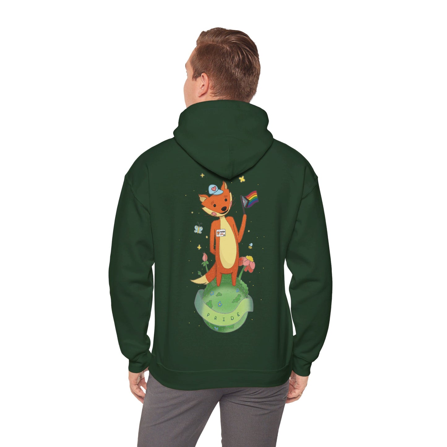 Badgie Hoodie - Pride Fox "Kit" - Badgie.co