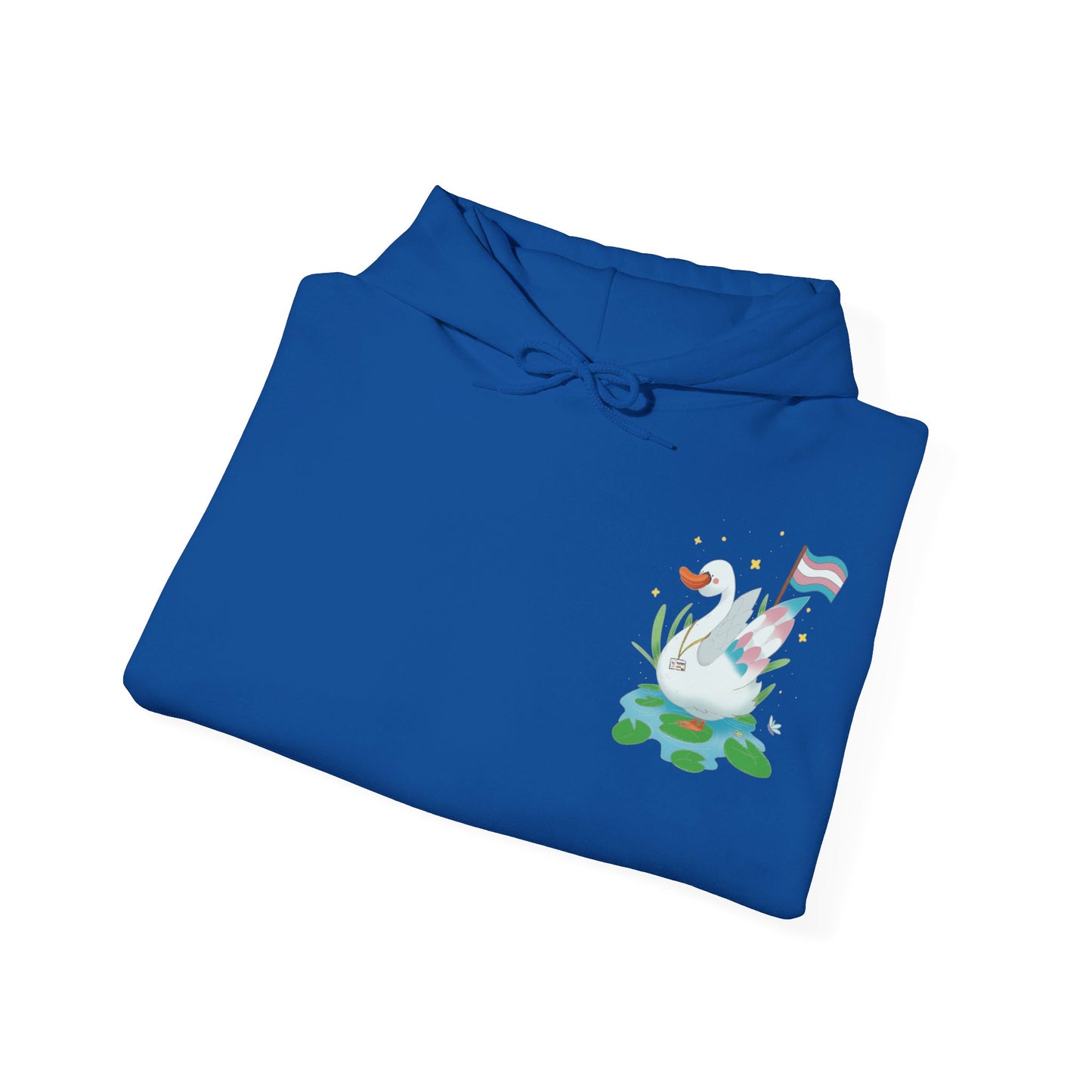 Badgie Hoodie - Trans Swan "Tundra" - Badgie.co
