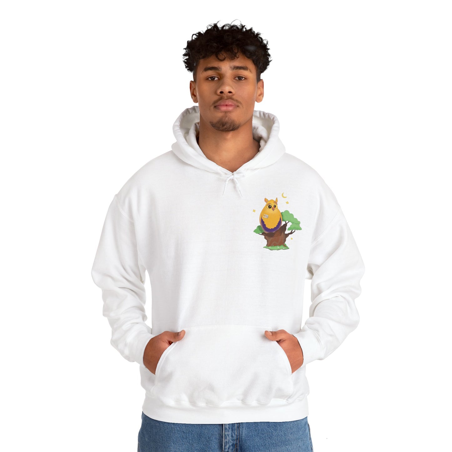Badgie Hoodie - Intersex Owl "Albert" - Badgie.co