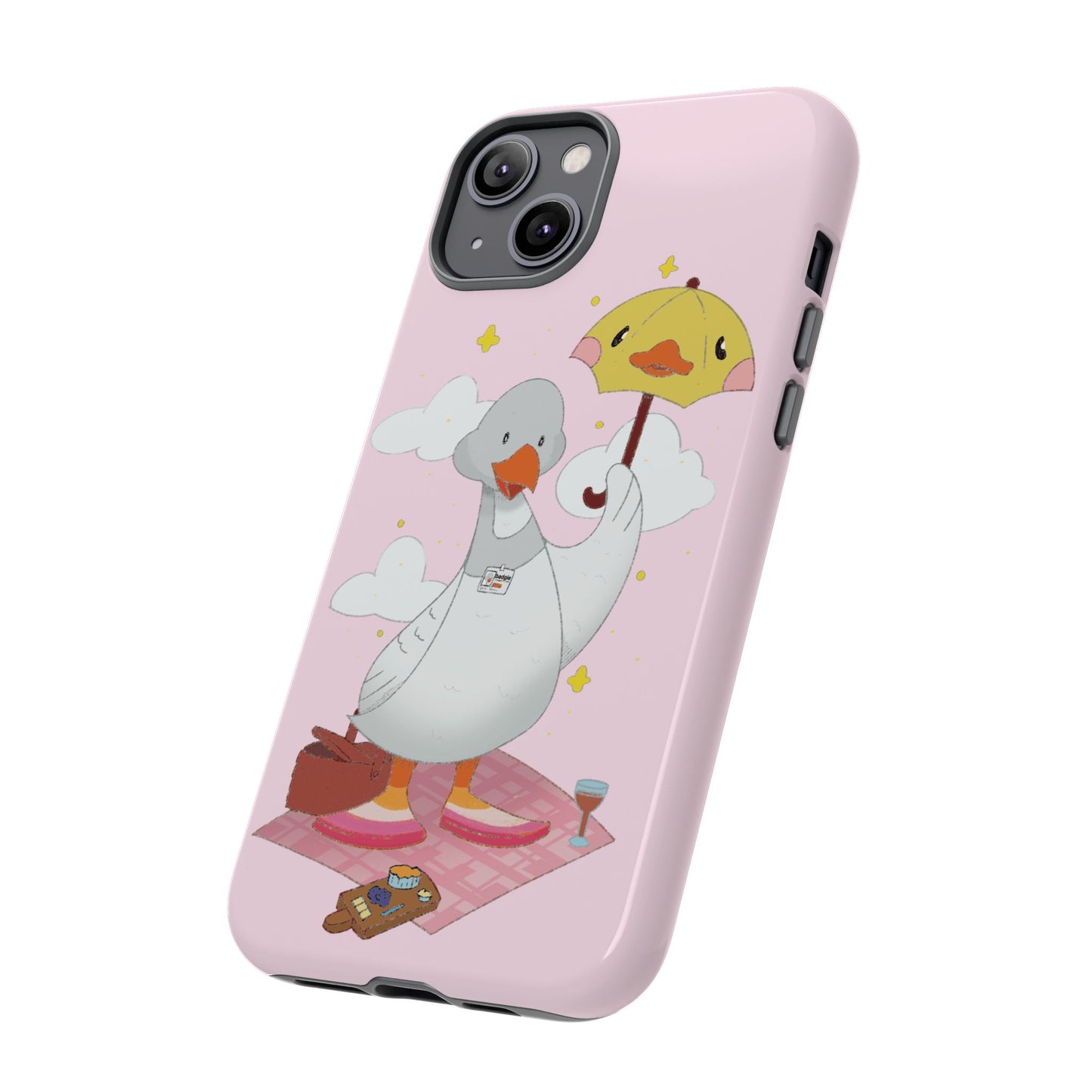 Badgie iPhone Case - Lesbian Goose "Tula" - Badgie.co
