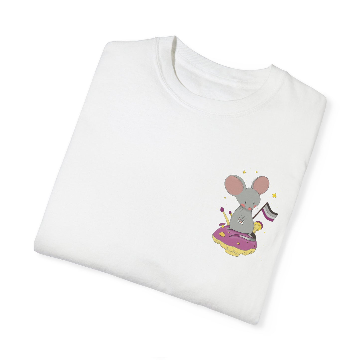 Badgie T-Shirt - Asexual Mouse "Roan" - Badgie.co