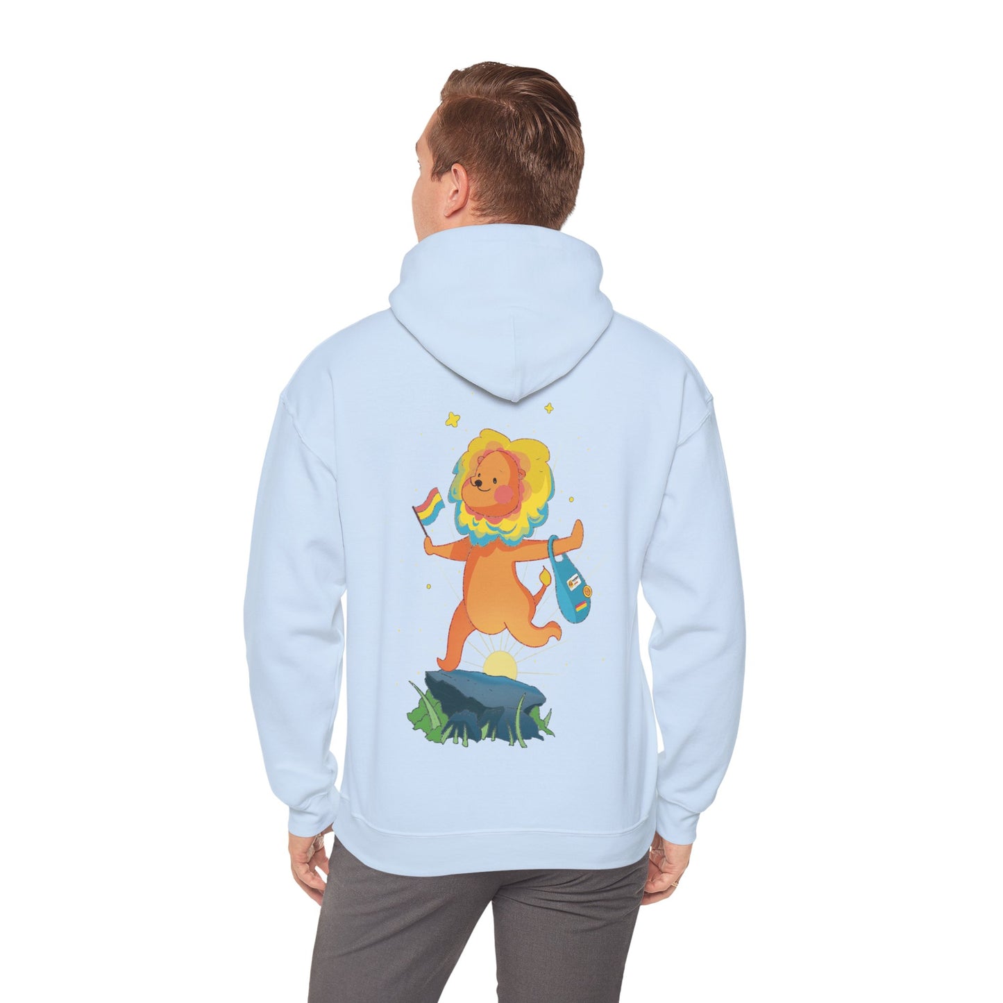 Badgie Hoodie - Pansexual Lion "Barb" - Badgie.co