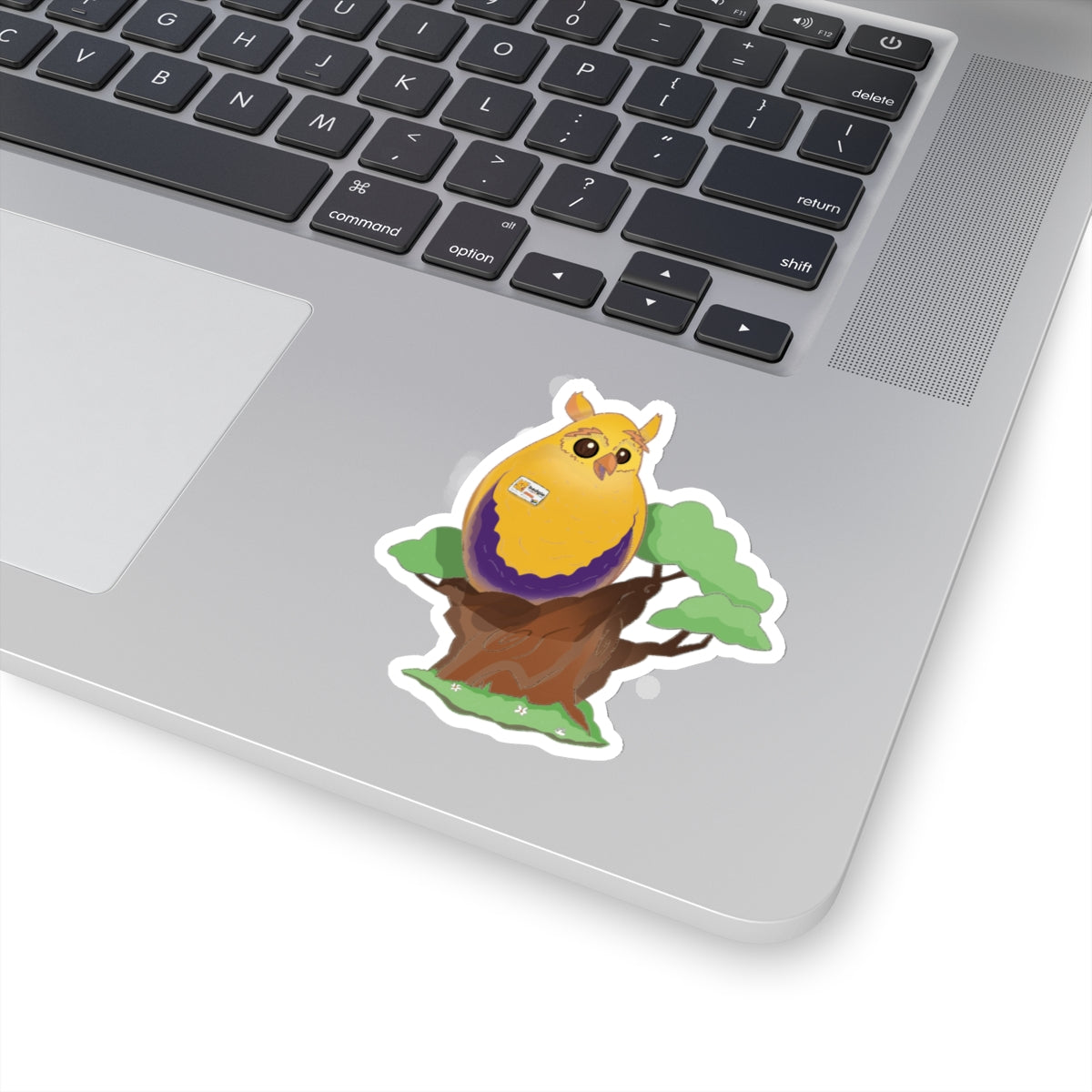Kiss-Cut Stickers - Intersex Owl "Albert" - Badgie.co