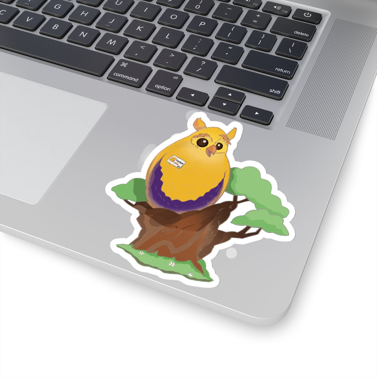 Kiss-Cut Stickers - Intersex Owl "Albert" - Badgie.co