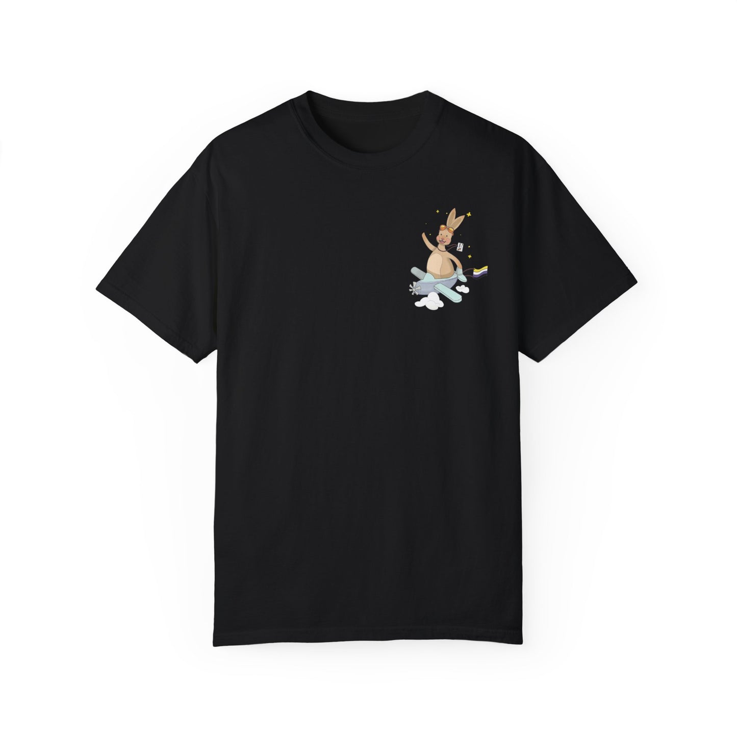 Badgie T-Shirt - Nonbinary Rabbit "Rex" - Badgie.co