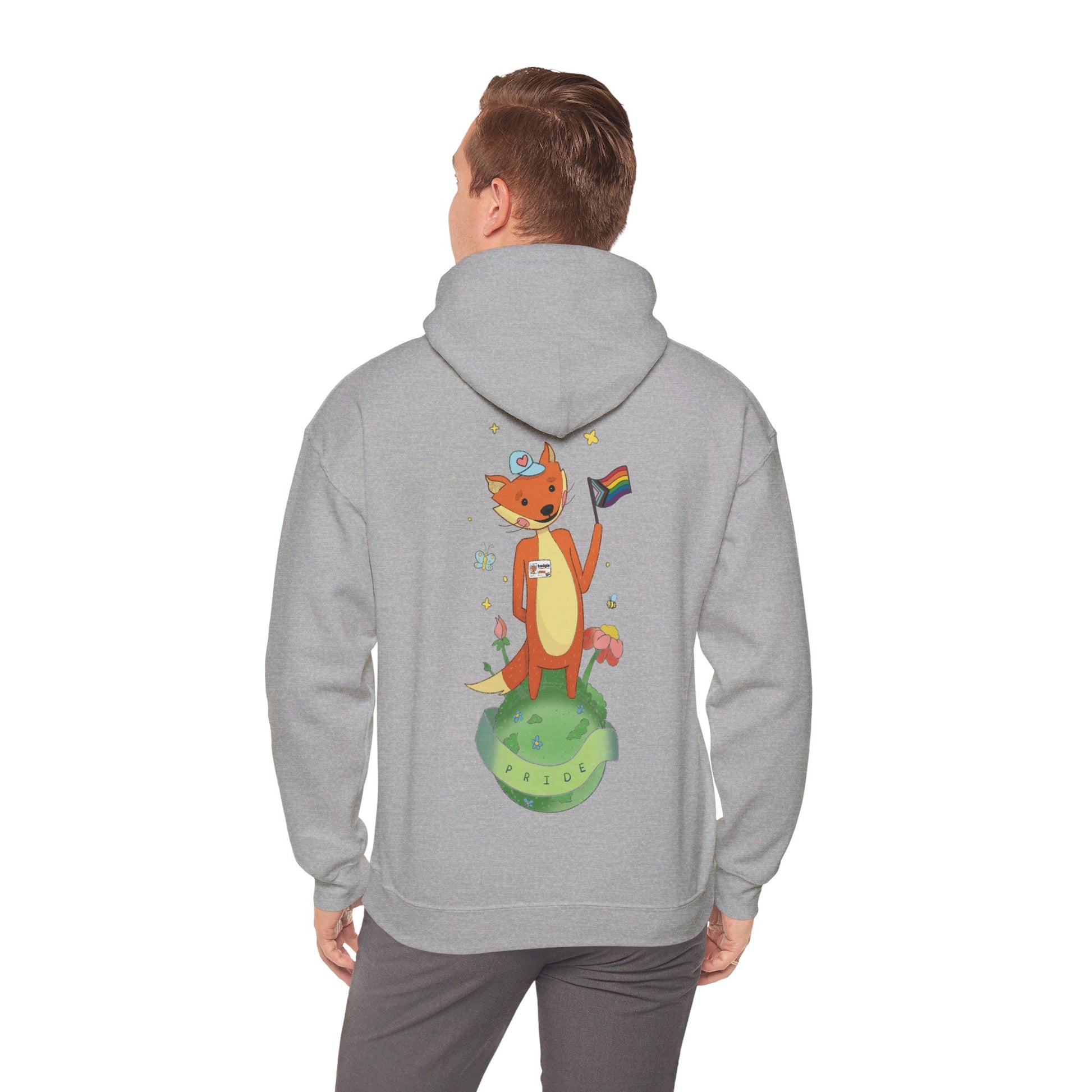 Badgie Hoodie - Pride Fox "Kit" - Badgie.co
