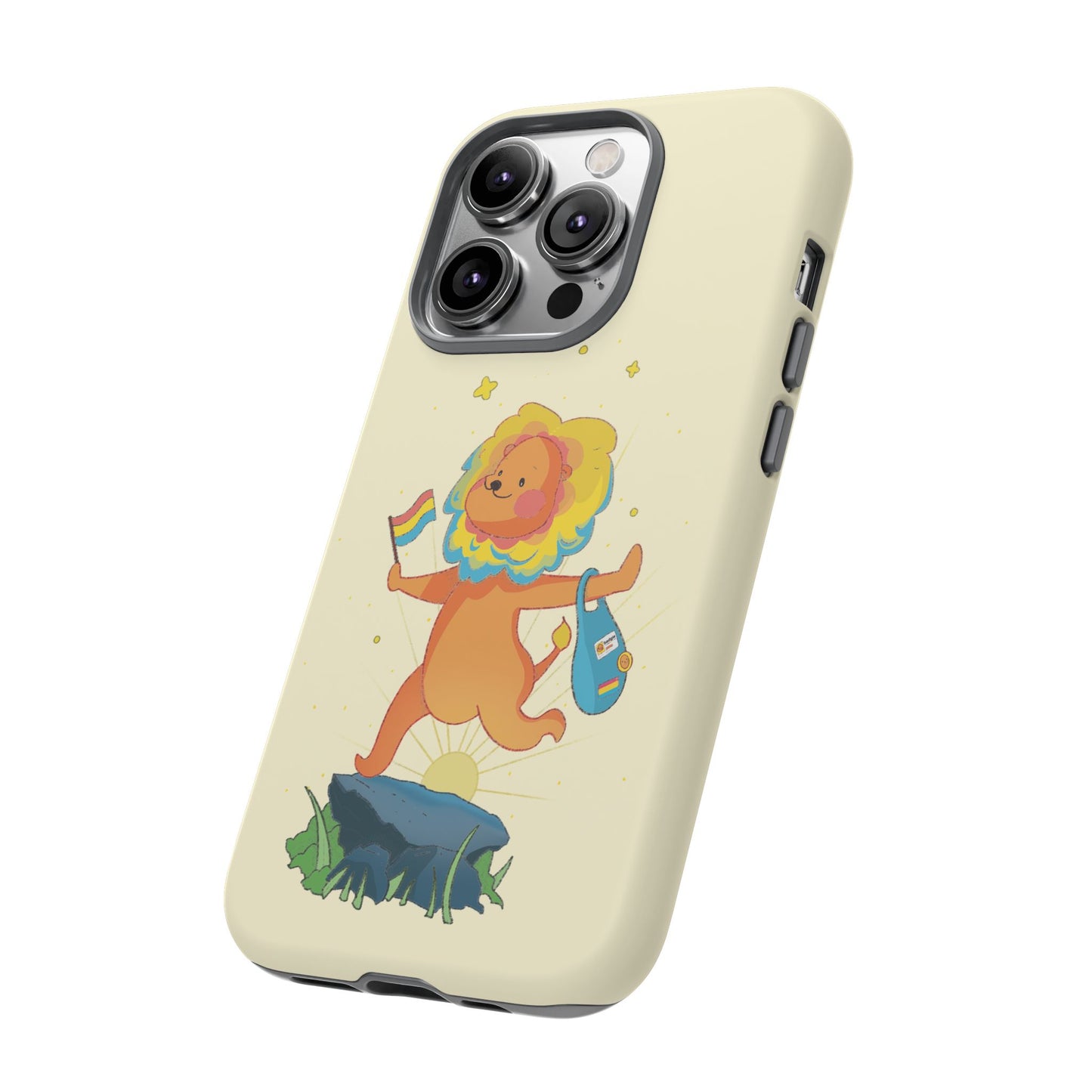 Badgie iPhone Case - Pansexual Lion "Barb" - Badgie.co