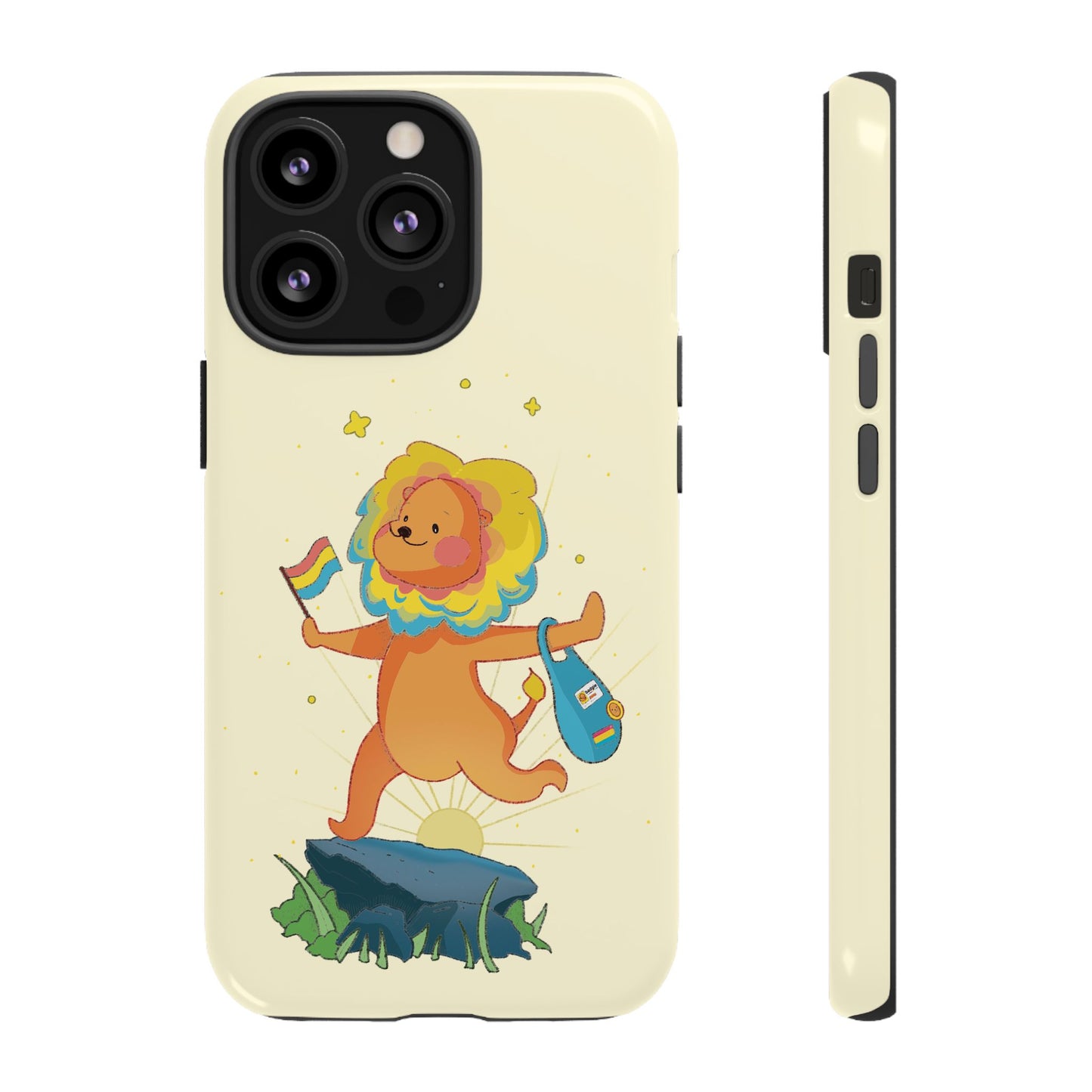 Badgie iPhone Case - Pansexual Lion "Barb" - Badgie.co