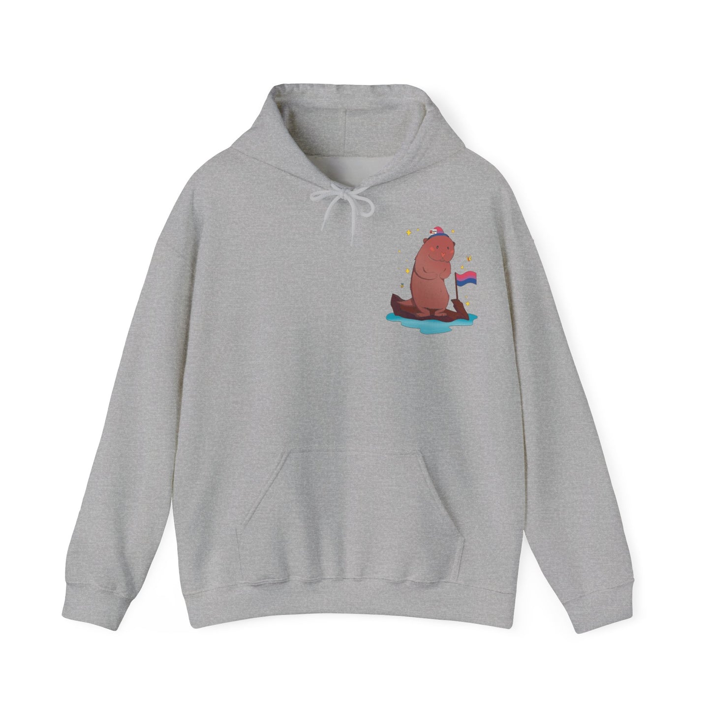 Badgie Hoodie - Bisexual Otter "River" - Badgie.co