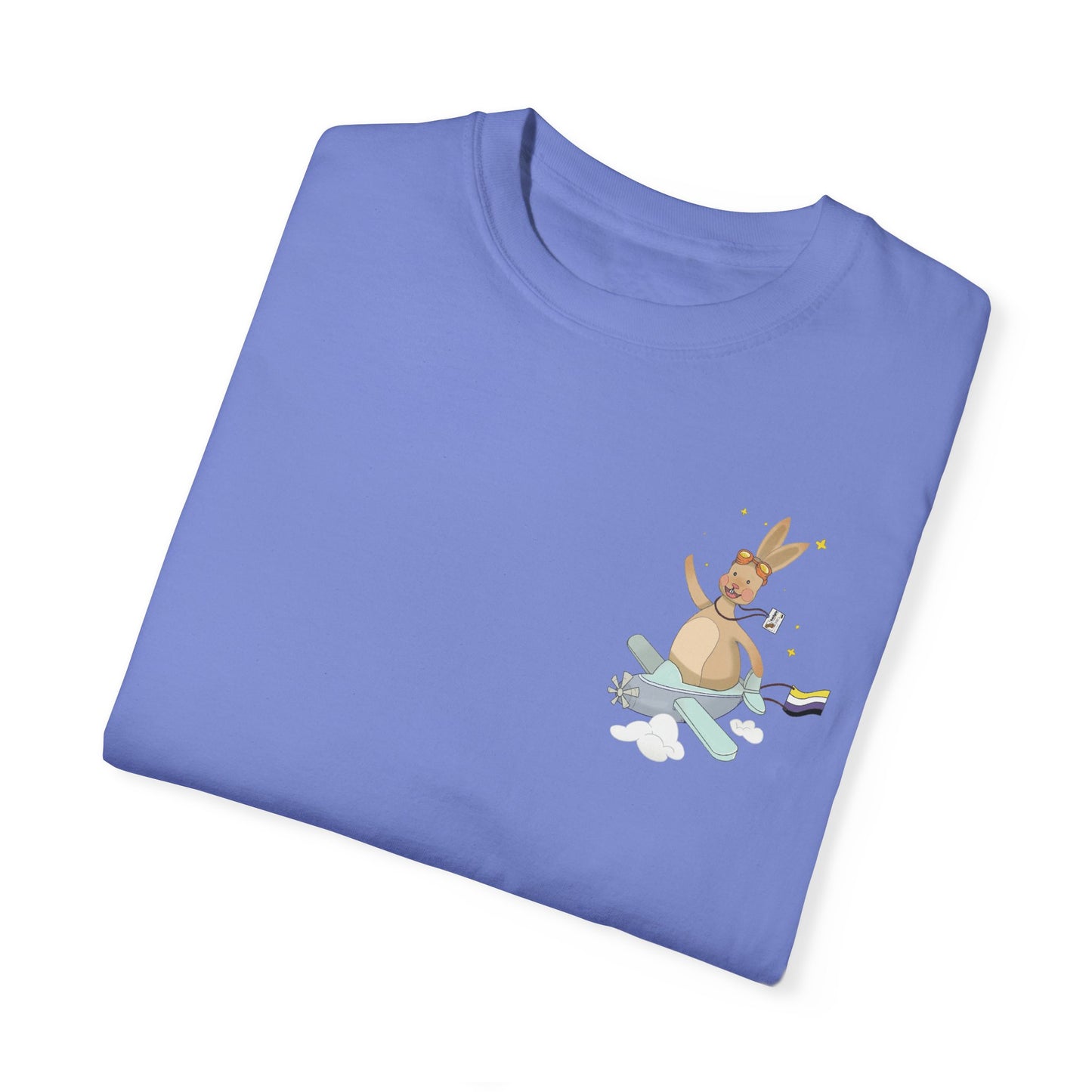 Badgie T-Shirt - Nonbinary Rabbit "Rex" - Badgie.co