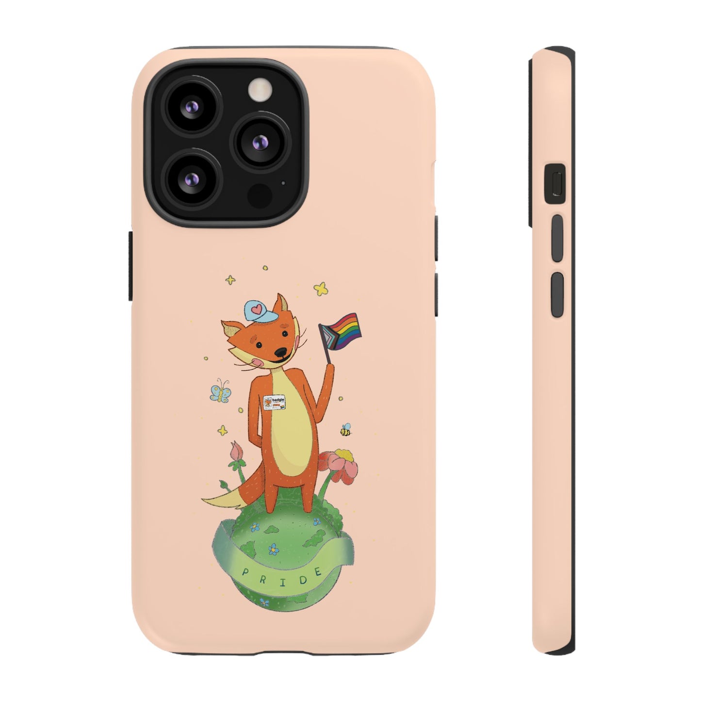 Badgie iPhone Case - Pride Fox "Kit" - Badgie.co