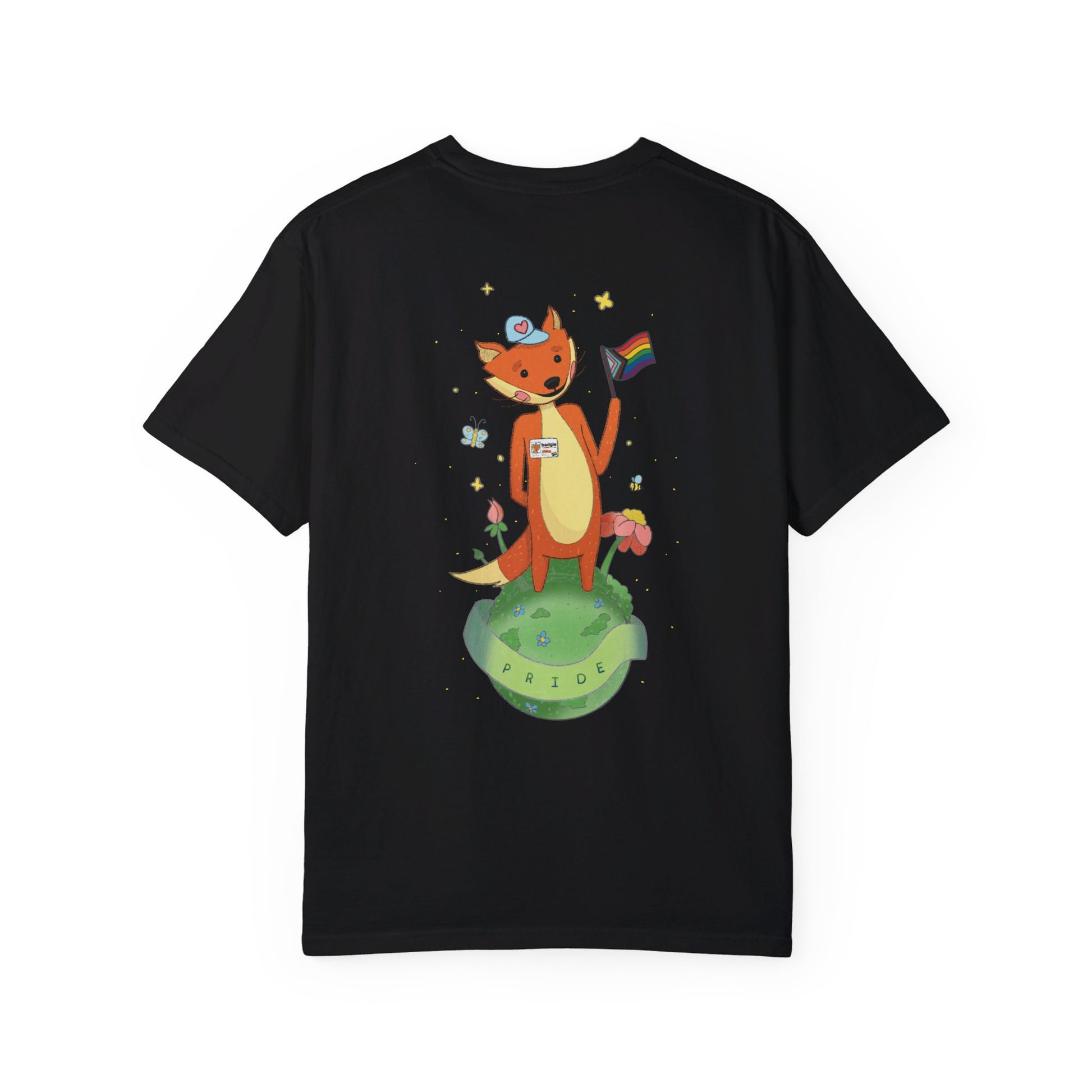 Badgie T-Shirt - Pride Fox "Kit" - Badgie.co