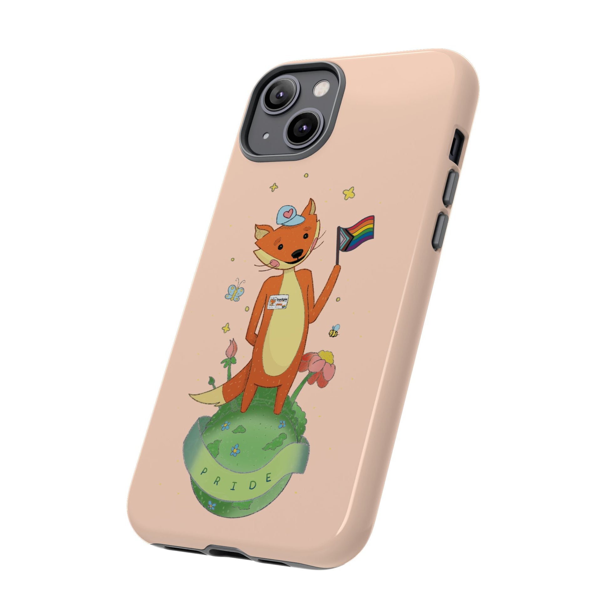 Badgie iPhone Case - Pride Fox "Kit" - Badgie.co