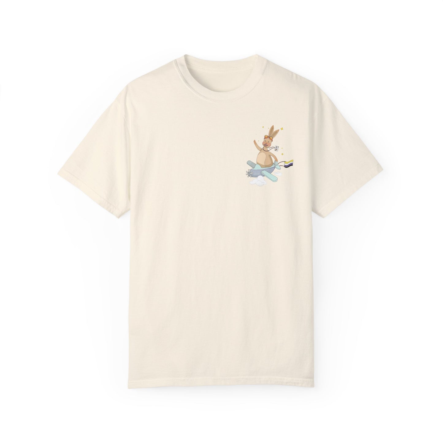 Badgie T-Shirt - Nonbinary Rabbit "Rex" - Badgie.co