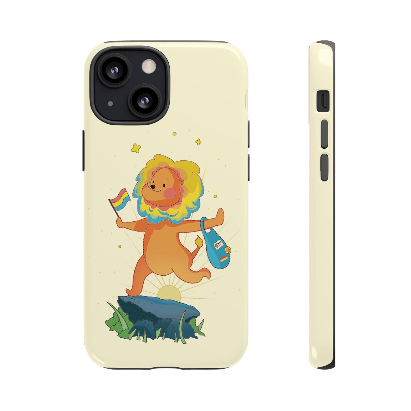 Badgie iPhone Case - Pansexual Lion "Barb" - Badgie.co