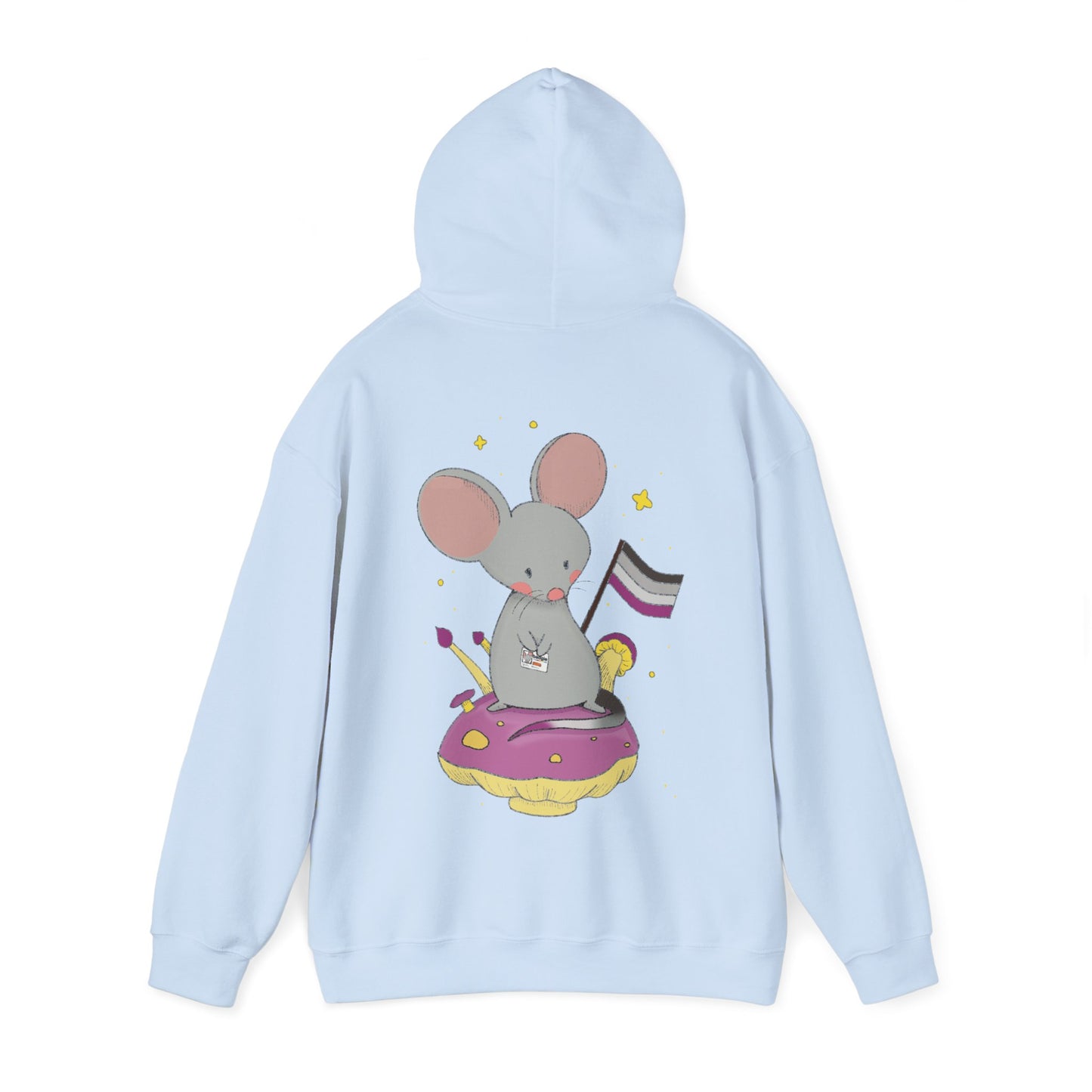 Badgie Hoodie - Asexual Mouse “Roan” - Badgie.co