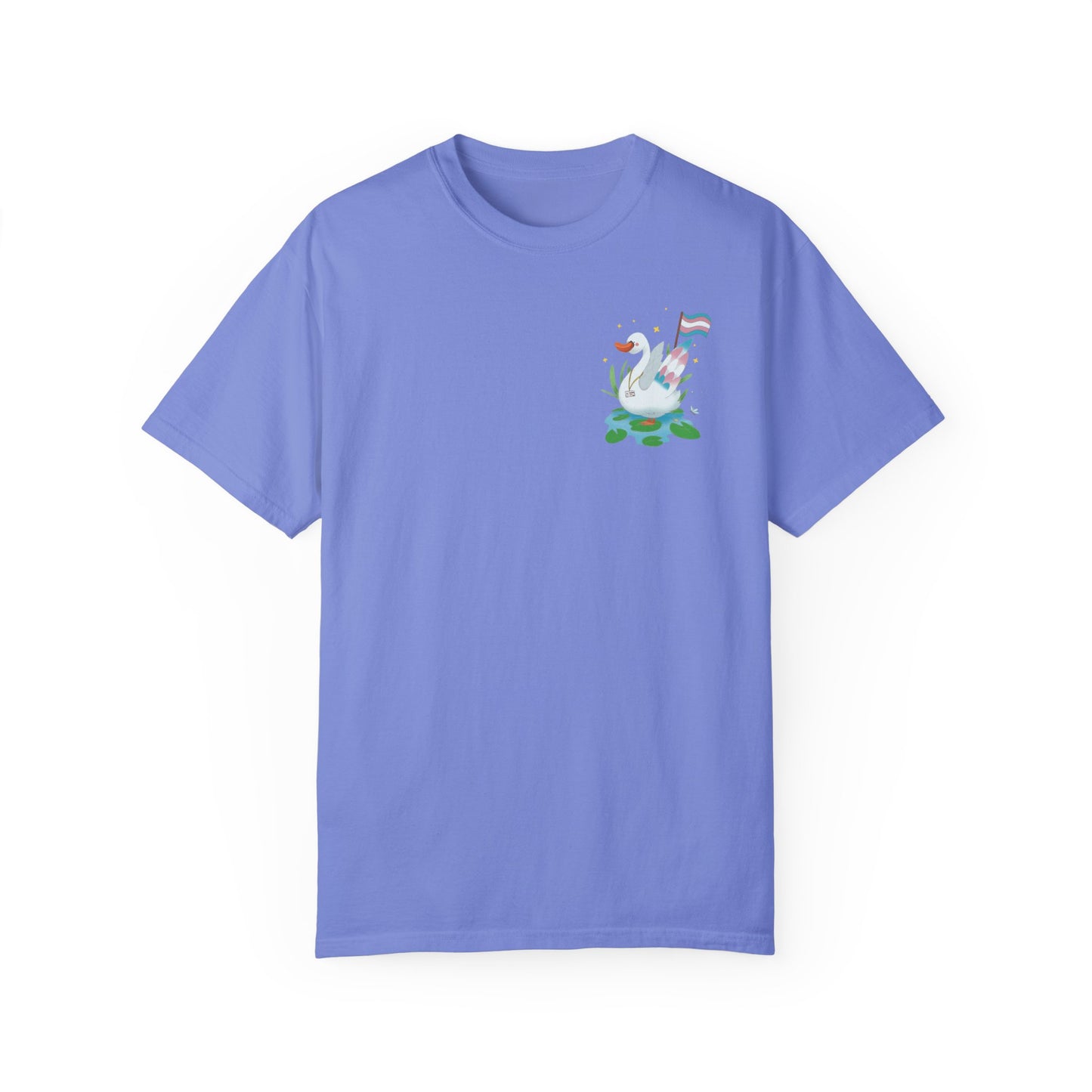 Badgie T-Shirt - Trans Swan “Tundra” - Badgie.co