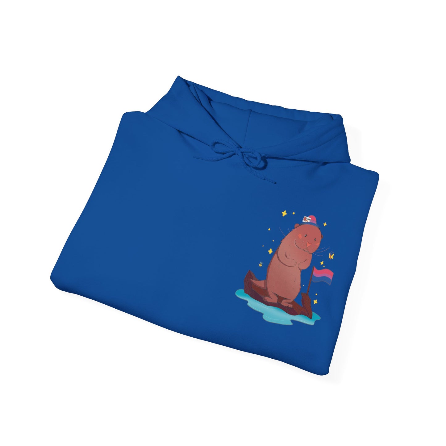 Badgie Hoodie - Bisexual Otter "River" - Badgie.co
