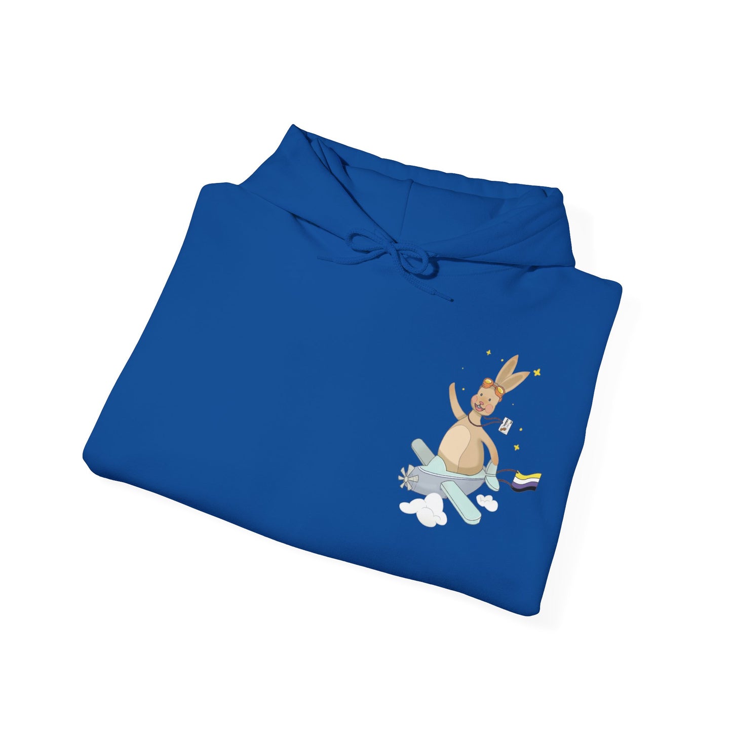 Badgie Hoodie - Nonbinary Rabbit "Rex" - Badgie.co