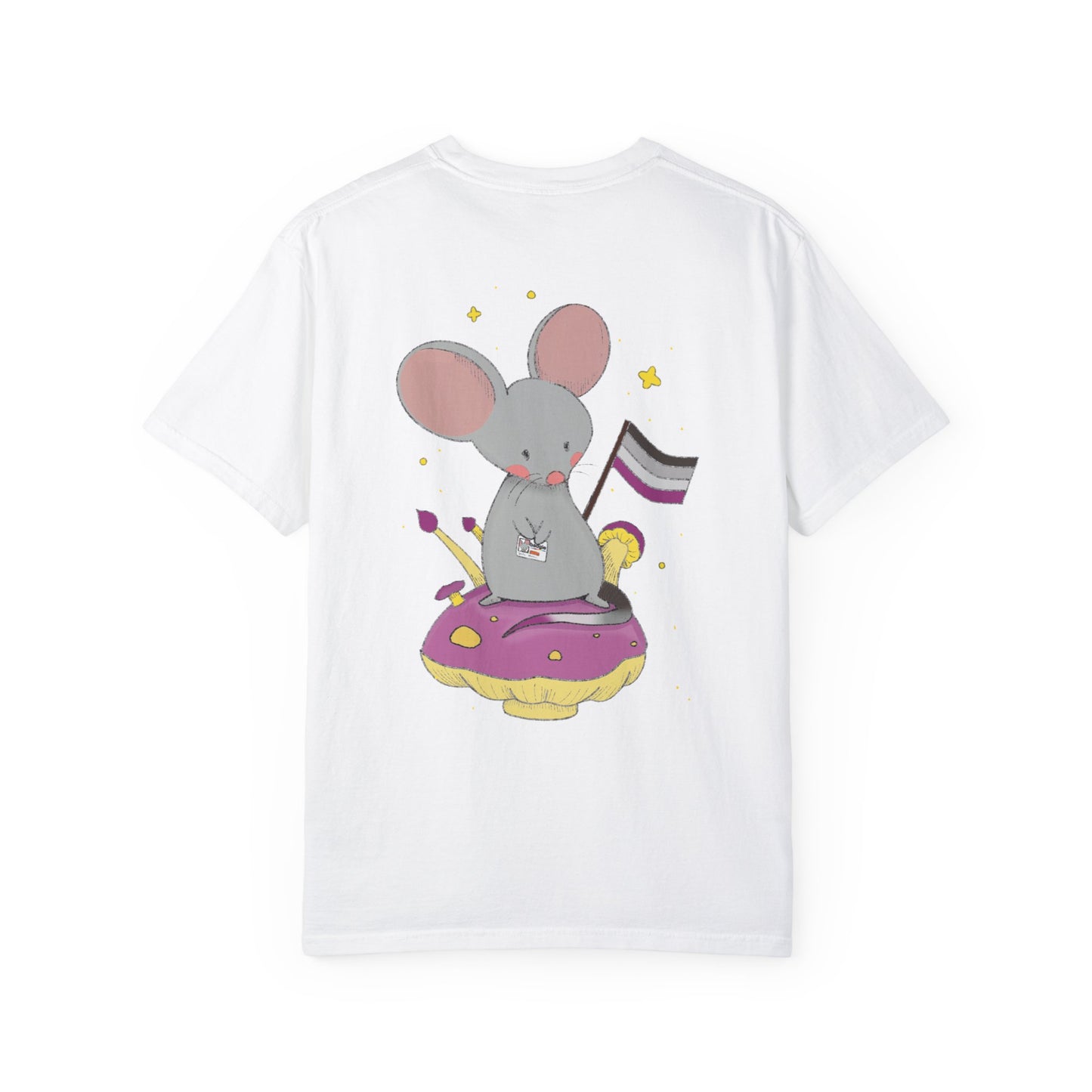 Badgie T-Shirt - Asexual Mouse "Roan" - Badgie.co