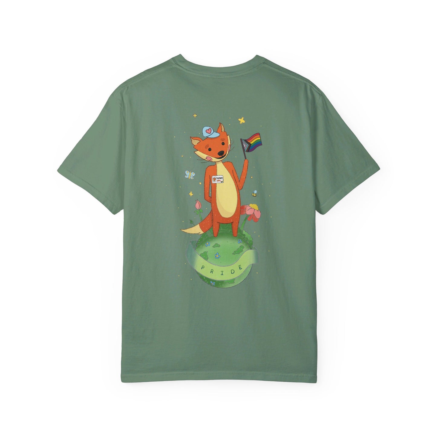Badgie T-Shirt - Pride Fox "Kit" - Badgie.co
