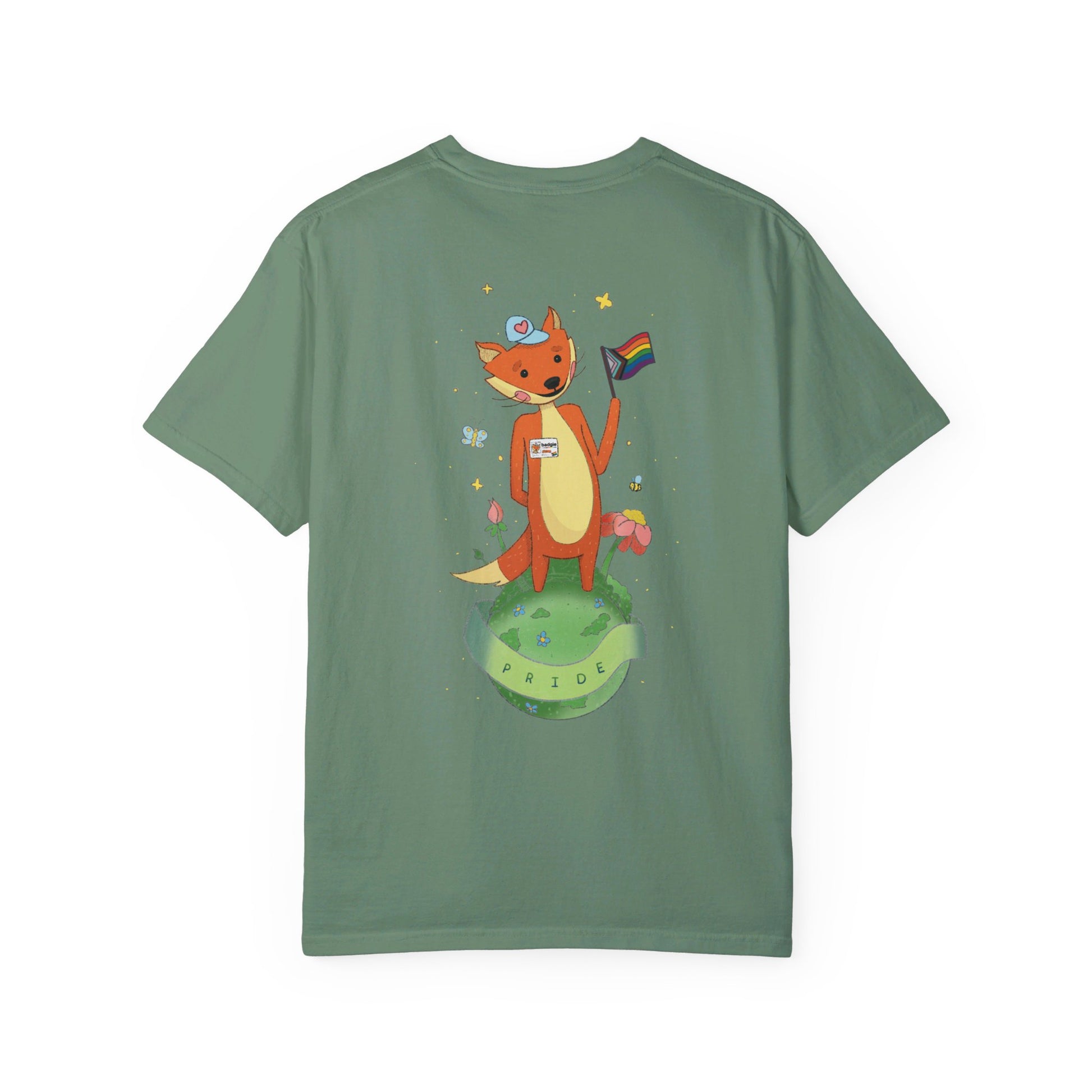 Badgie T-Shirt - Pride Fox "Kit" - Badgie.co