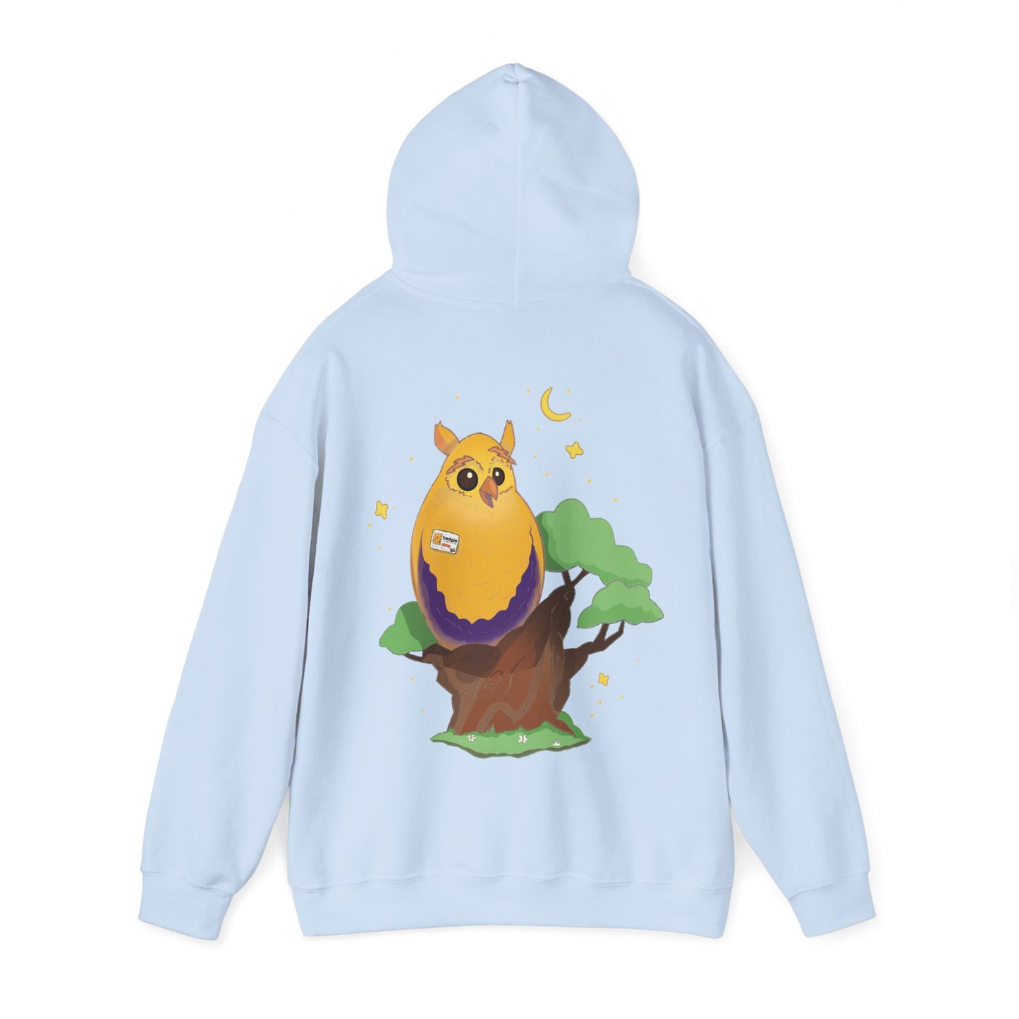 Badgie Hoodie - Intersex Owl "Albert" - Badgie.co