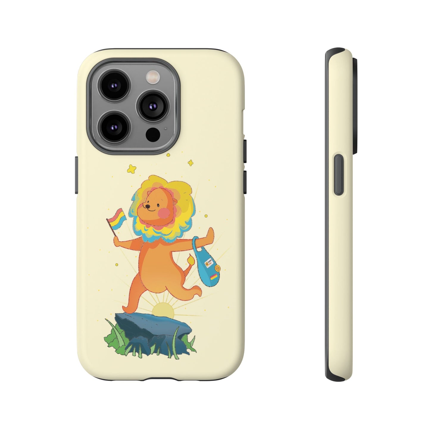 Badgie iPhone Case - Pansexual Lion "Barb" - Badgie.co
