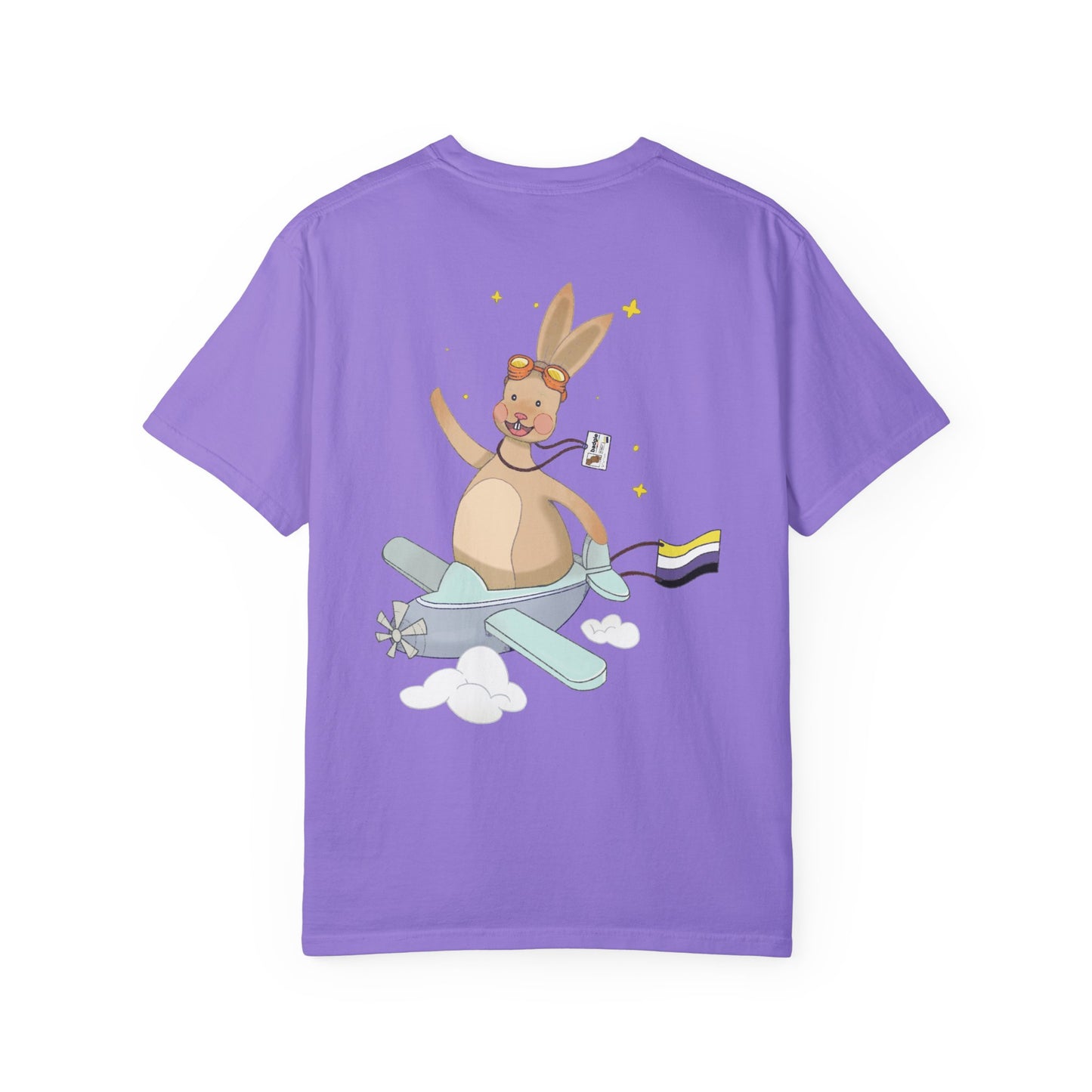 Badgie T-Shirt - Nonbinary Rabbit "Rex" - Badgie.co
