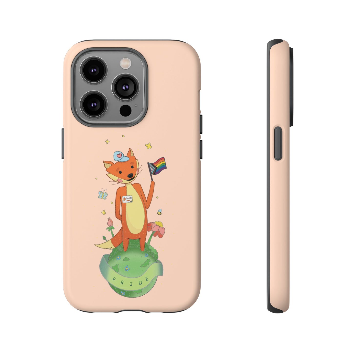 Badgie iPhone Case - Pride Fox "Kit" - Badgie.co