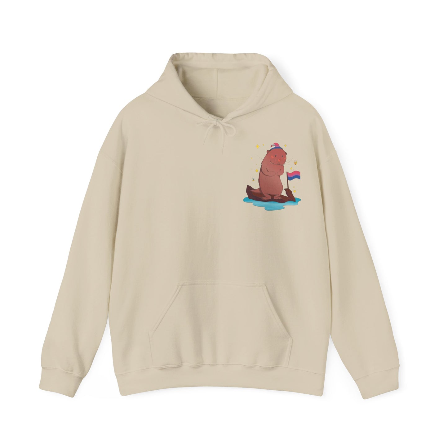 Badgie Hoodie - Bisexual Otter "River" - Badgie.co