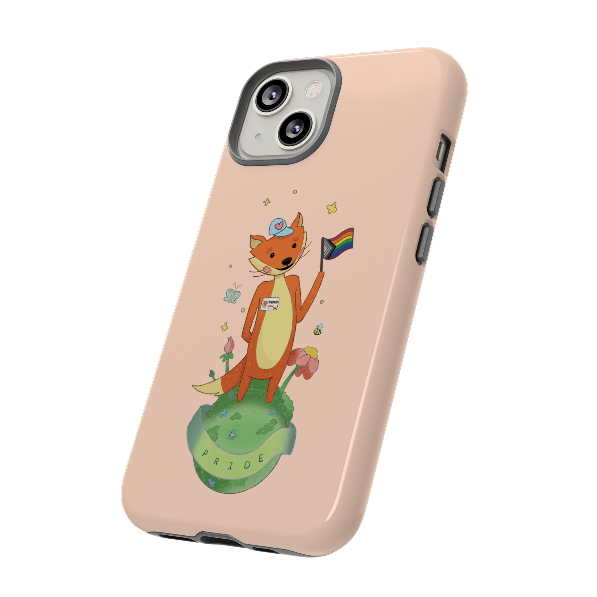 Badgie iPhone Case - Pride Fox "Kit" - Badgie.co