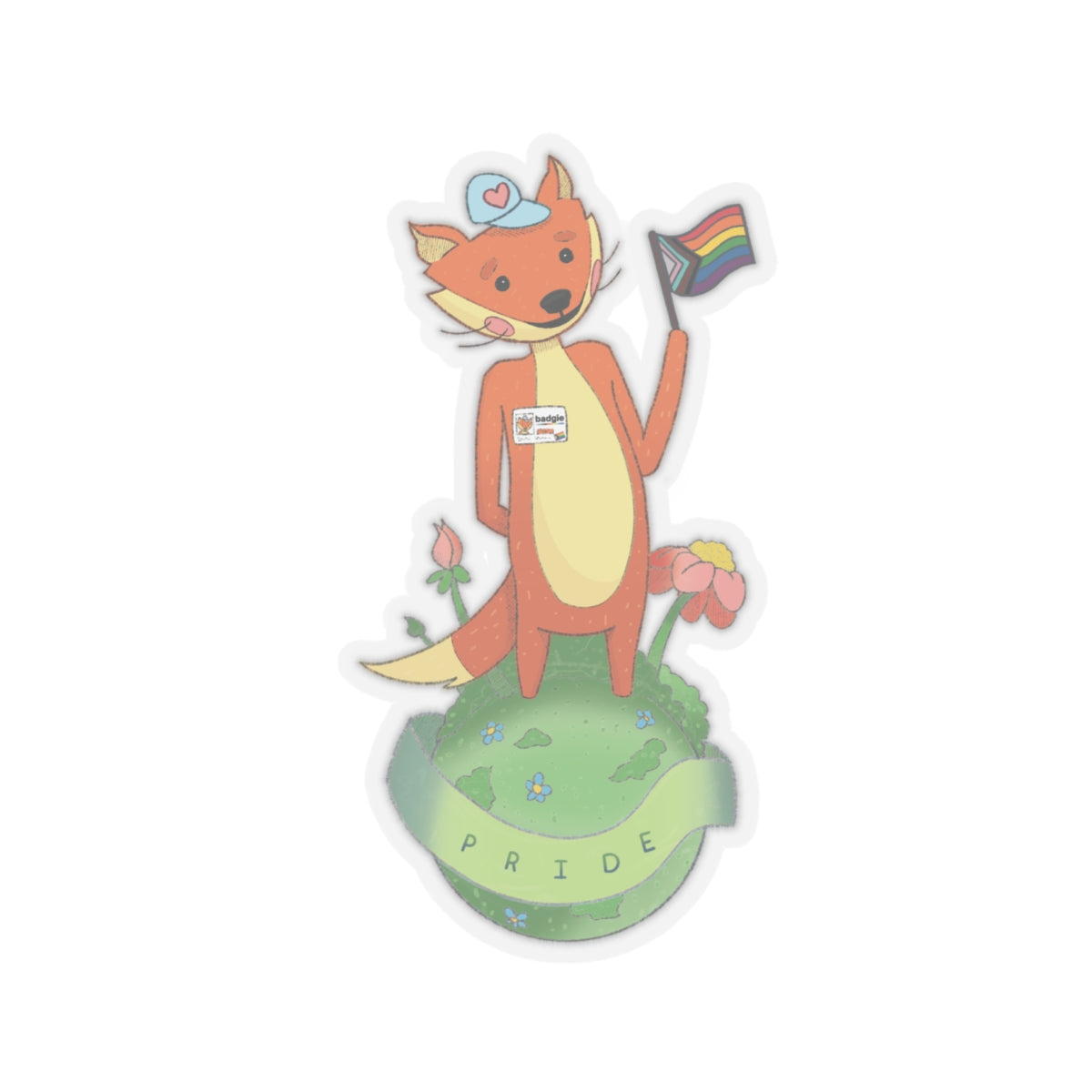 Kiss-Cut Stickers - Pride Fox "Kit" - Badgie.co