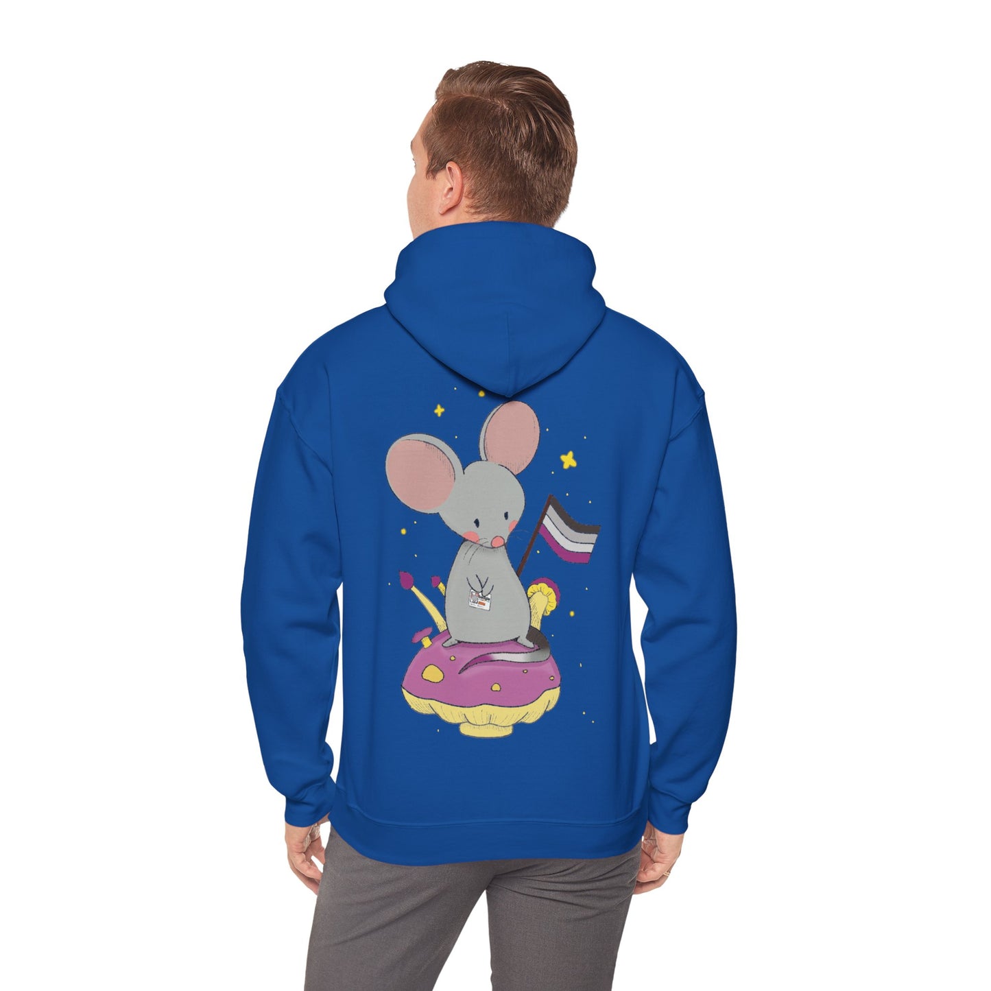 Badgie Hoodie - Asexual Mouse “Roan” - Badgie.co