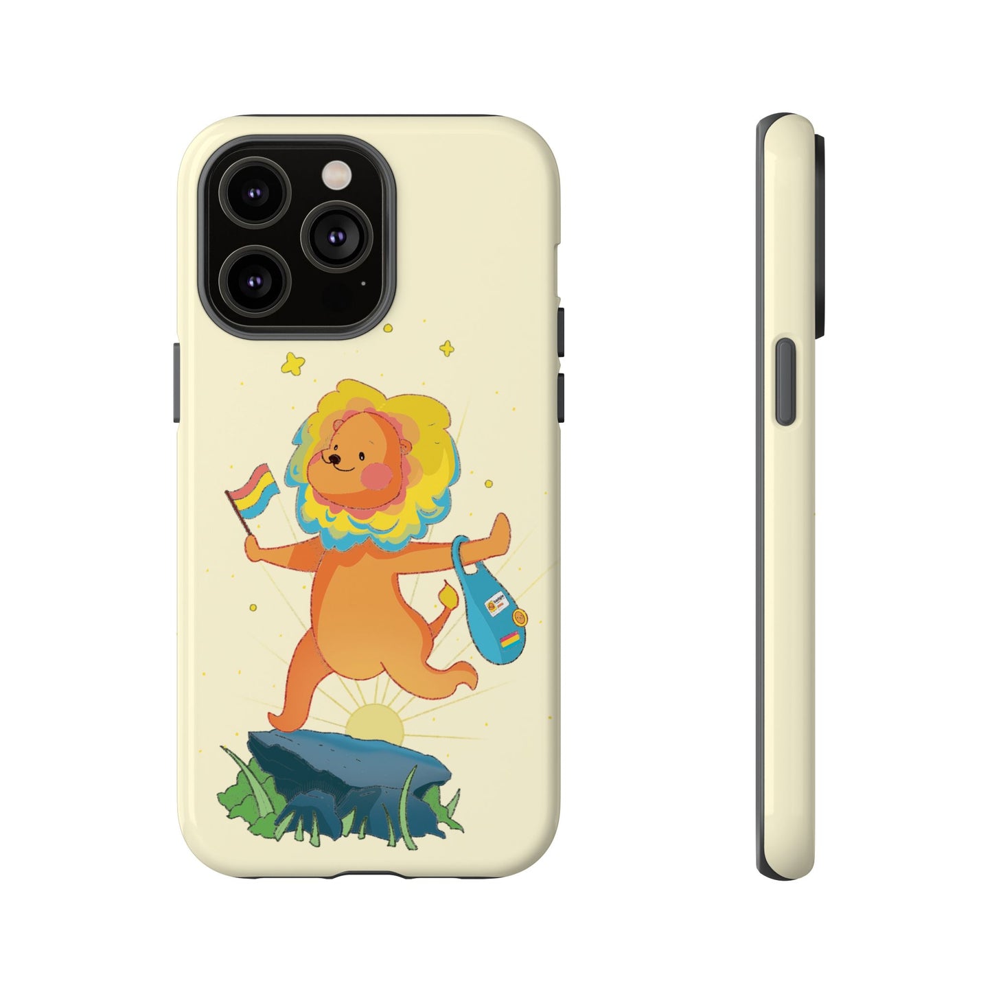 Badgie iPhone Case - Pansexual Lion "Barb" - Badgie.co