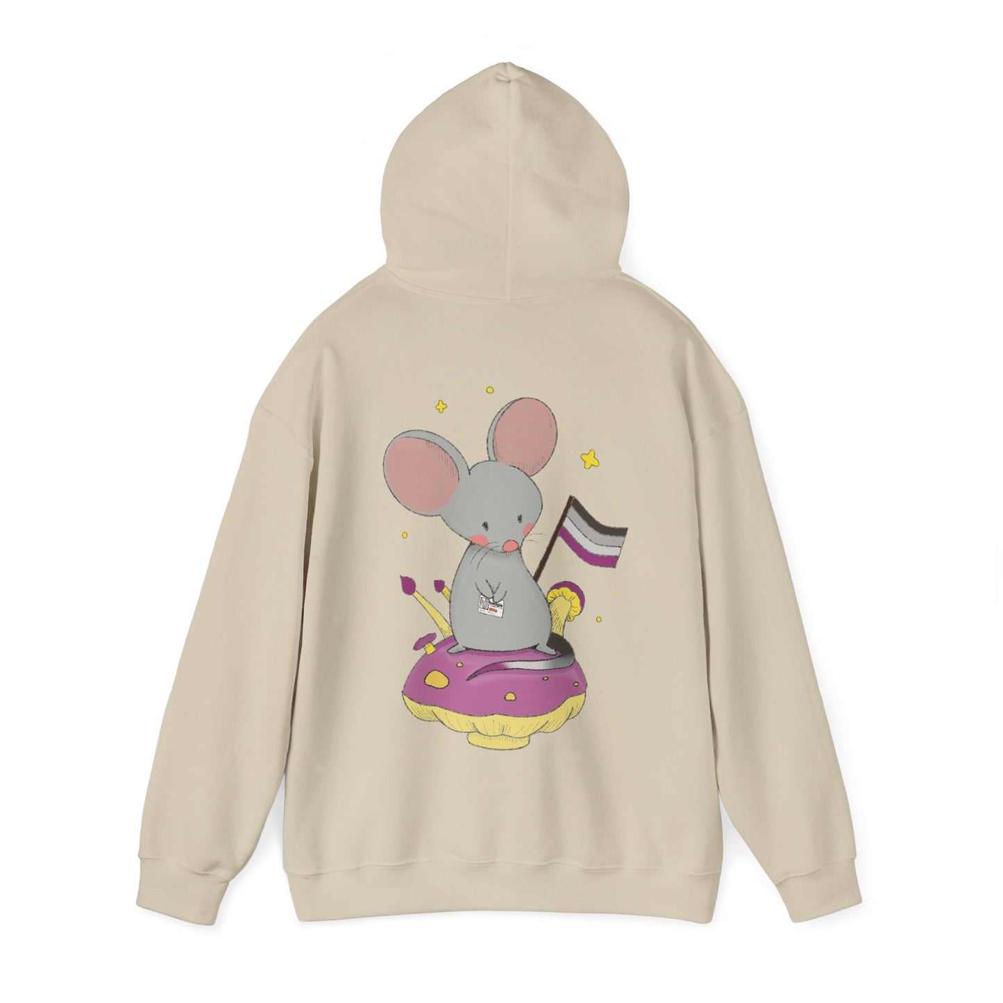 Badgie Hoodie - Asexual Mouse “Roan” - Badgie.co