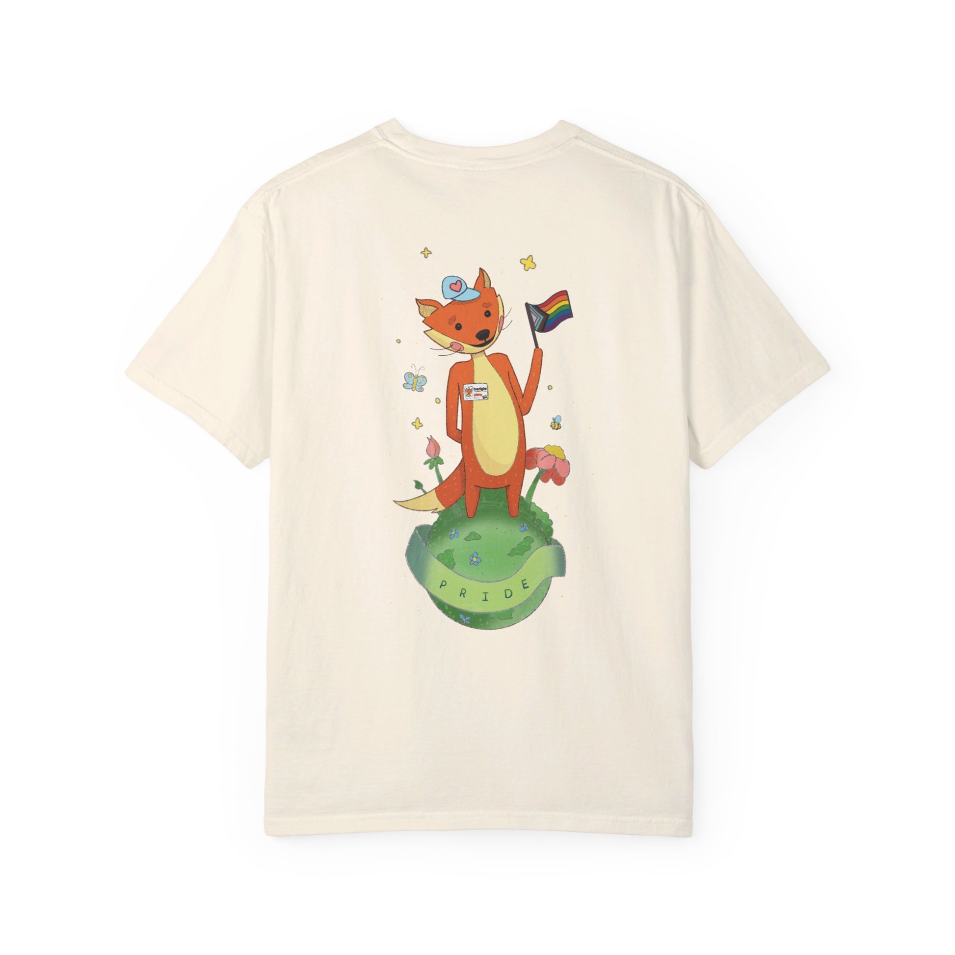 Badgie T-Shirt - Pride Fox "Kit" - Badgie.co