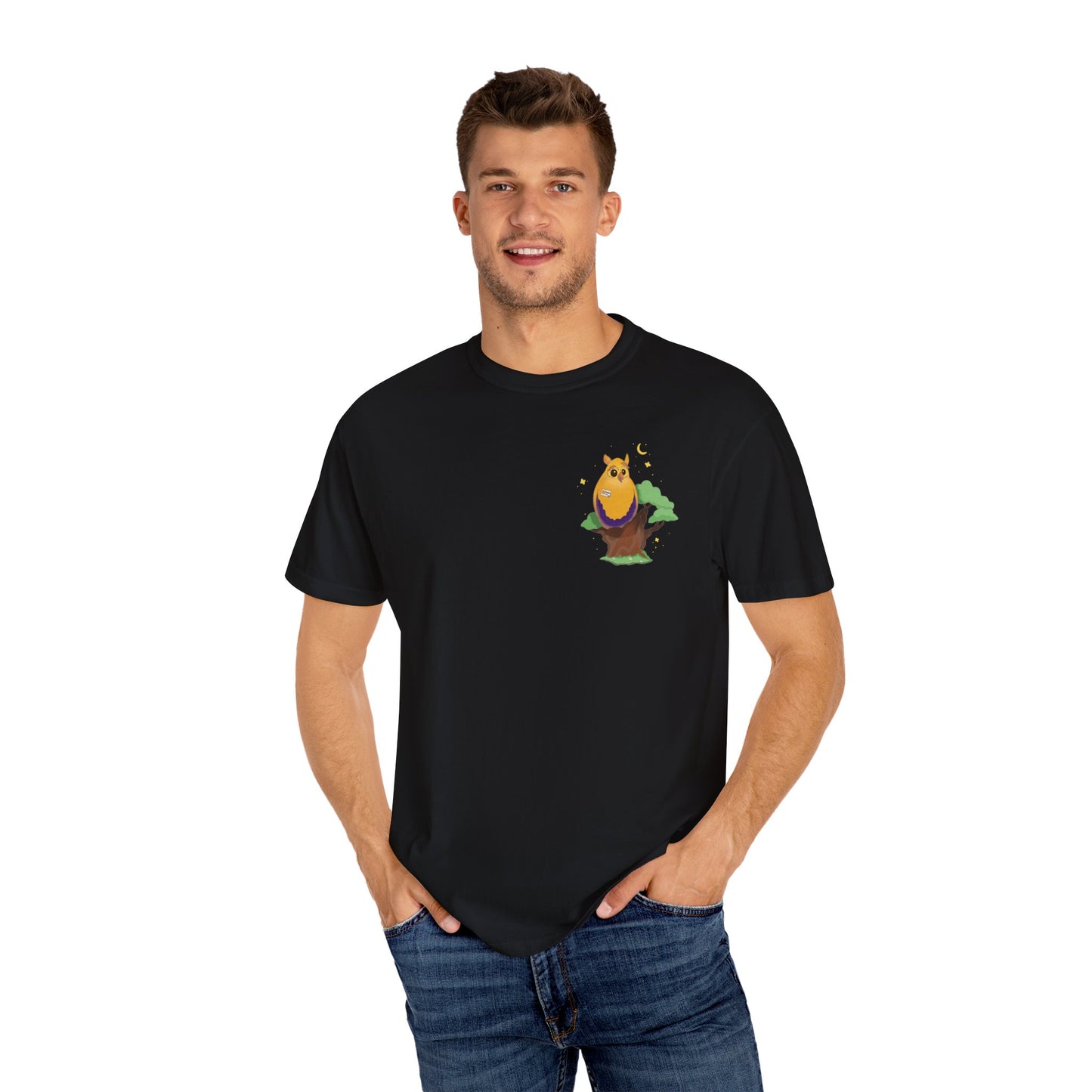 Badgie T-Shirt - Intersex Owl "Albert" - Badgie.co