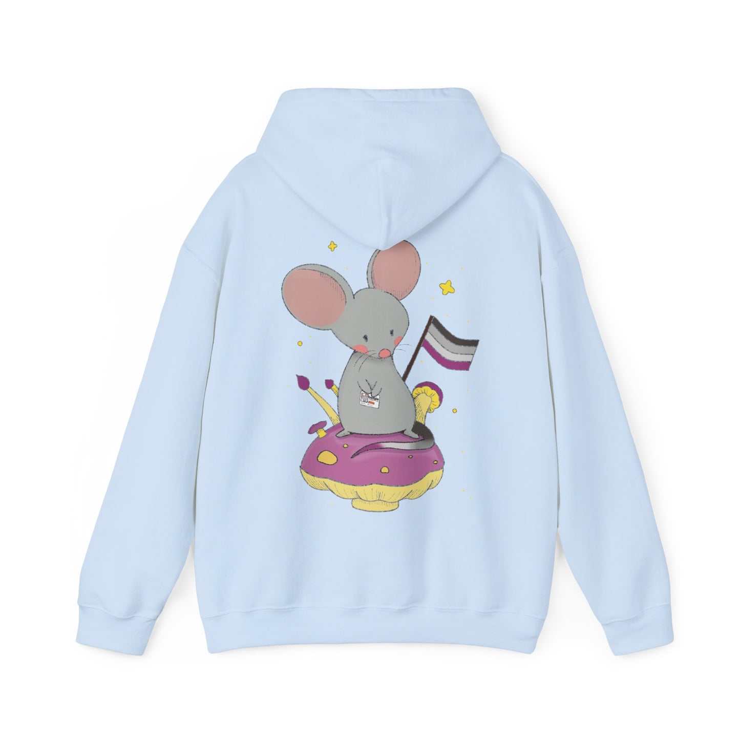 Badgie Hoodie - Asexual Mouse “Roan” - Badgie.co