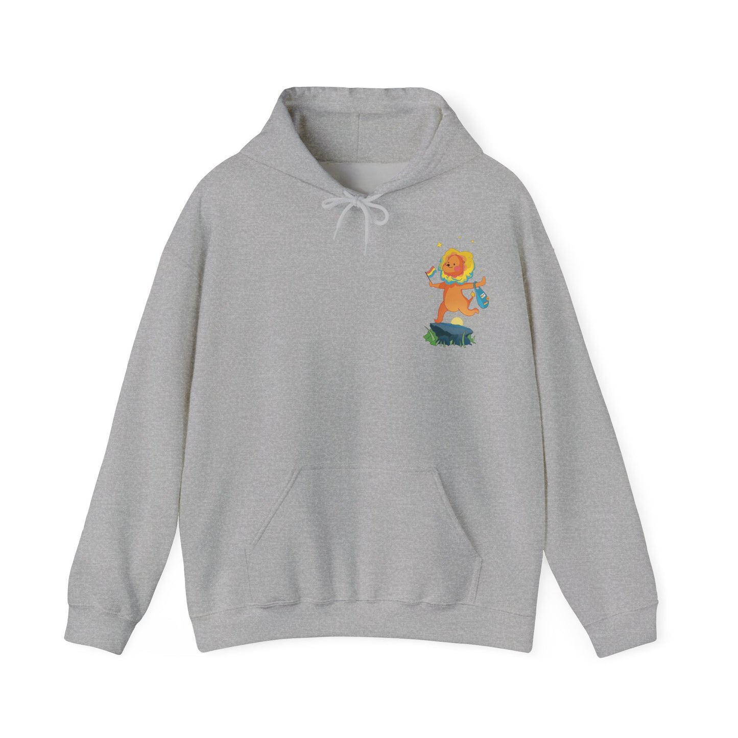 Badgie Hoodie - Pansexual Lion "Barb" - Badgie.co