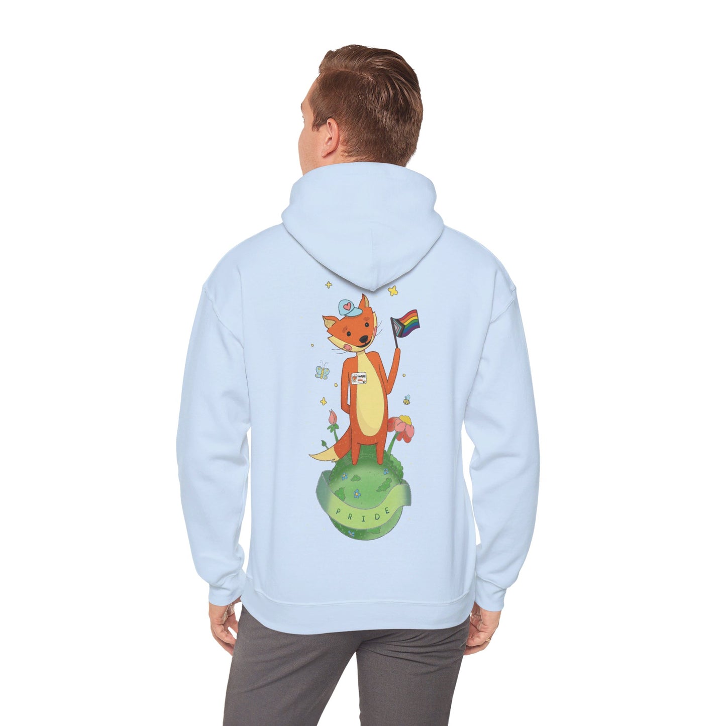 Badgie Hoodie - Pride Fox "Kit" - Badgie.co