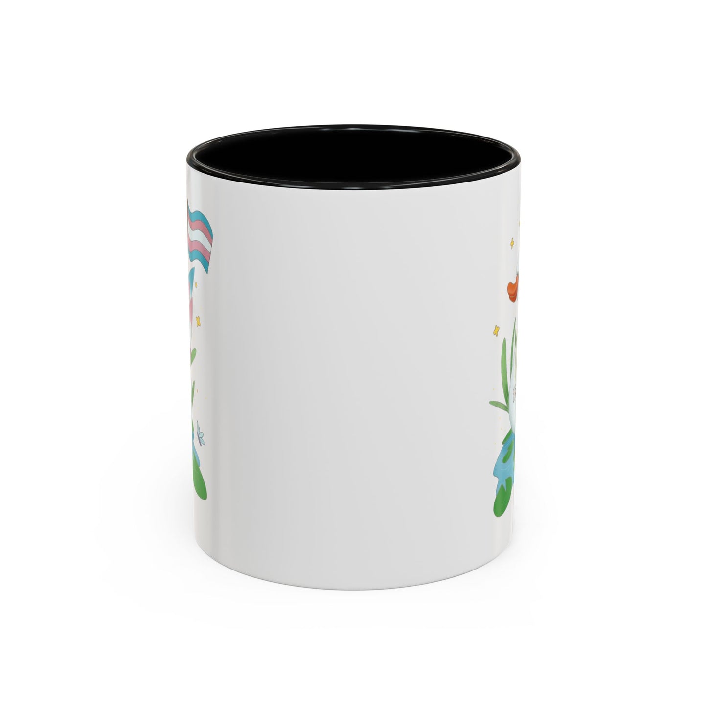 Badgie Ceramic Coffee Mug - Trans Swan “Tundra” - Badgie.co