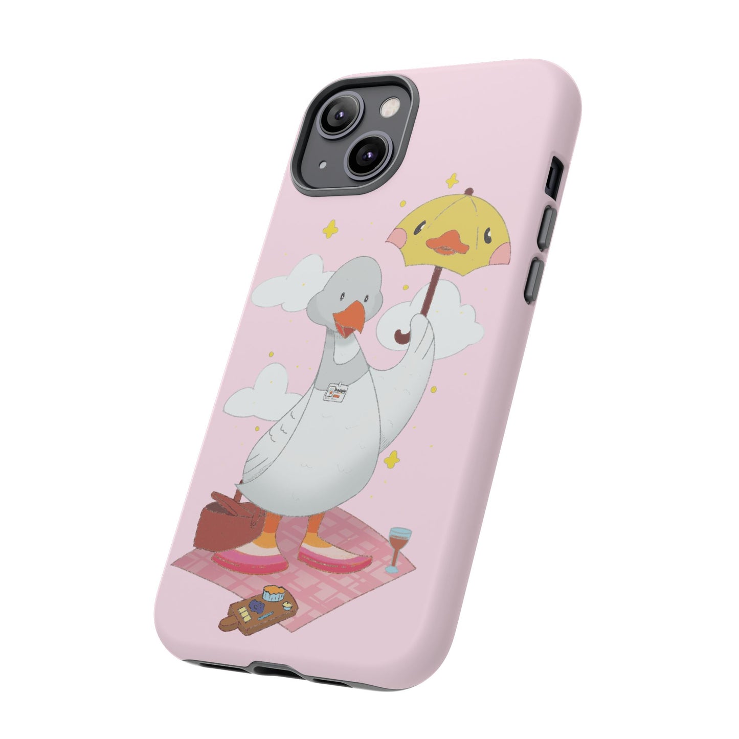 Badgie iPhone Case - Lesbian Goose "Tula" - Badgie.co
