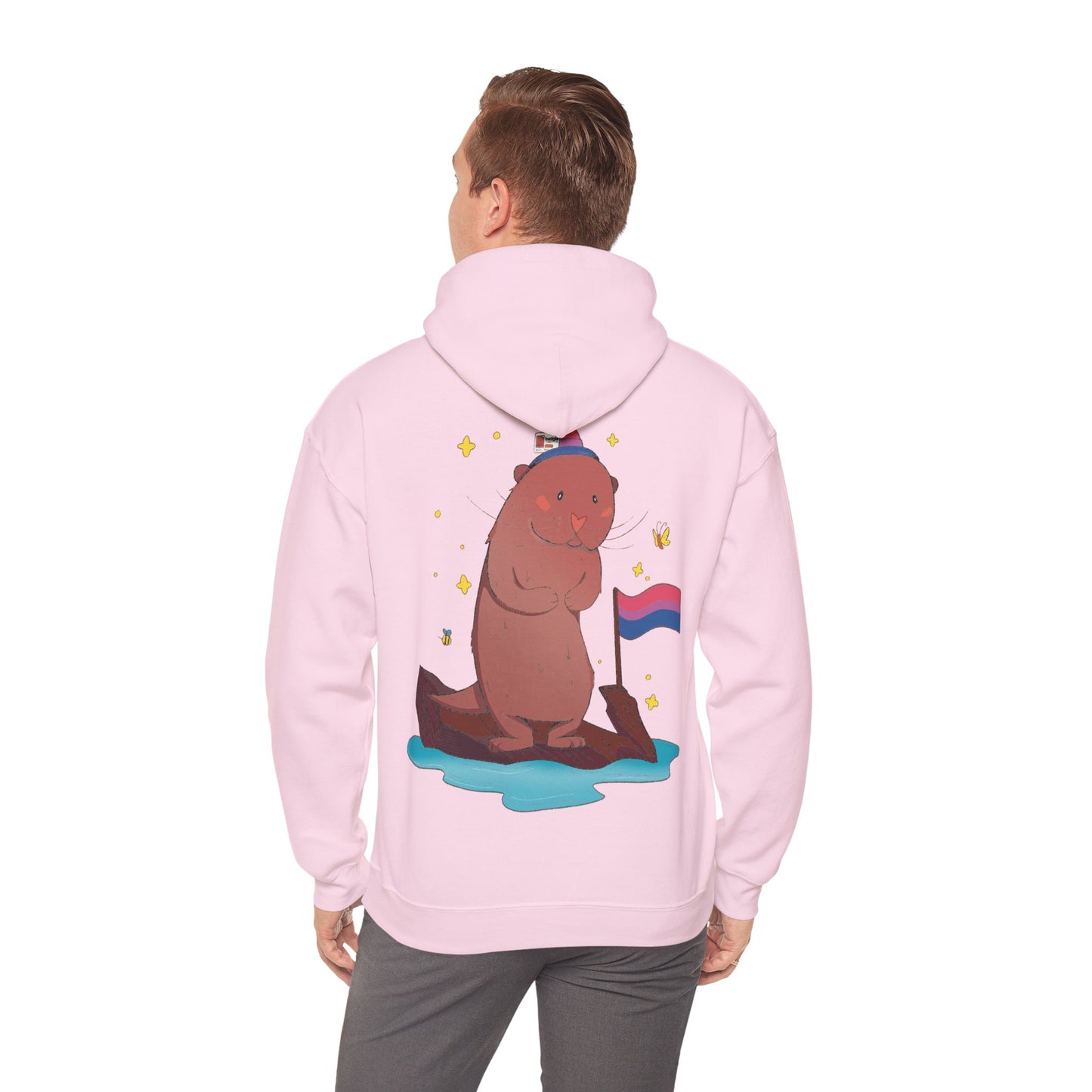 Badgie Hoodie - Bisexual Otter "River" - Badgie.co