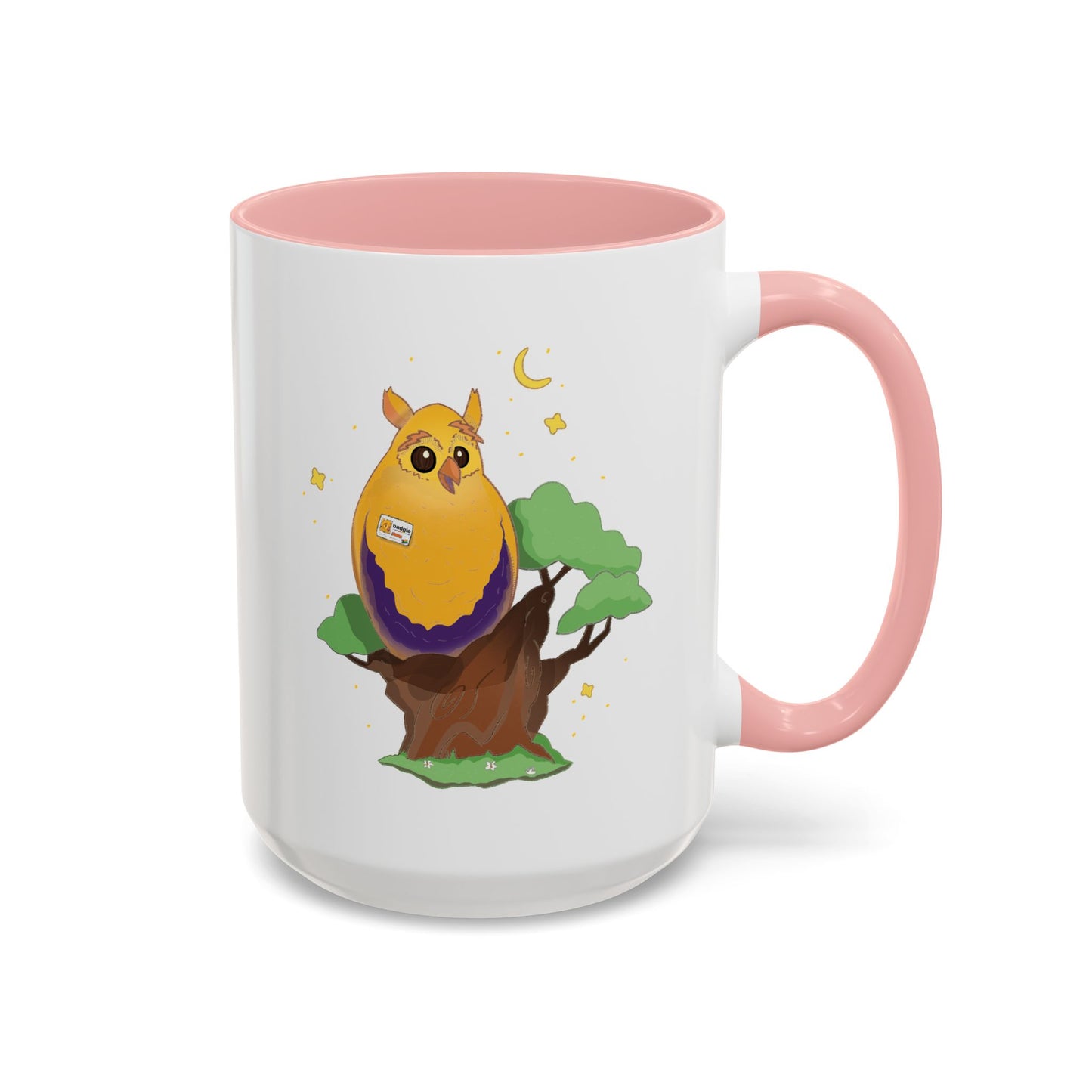 Badgie Ceramic Coffee Mug - Intersex Owl “Albert” - Badgie.co