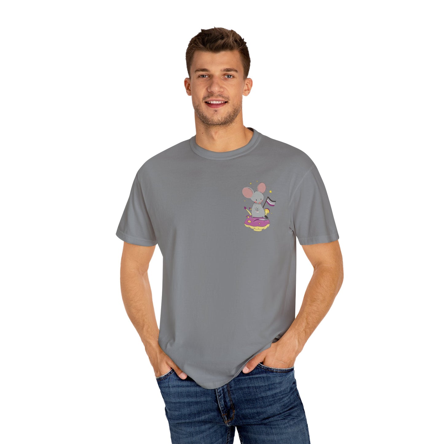 Badgie T-Shirt - Asexual Mouse "Roan" - Badgie.co