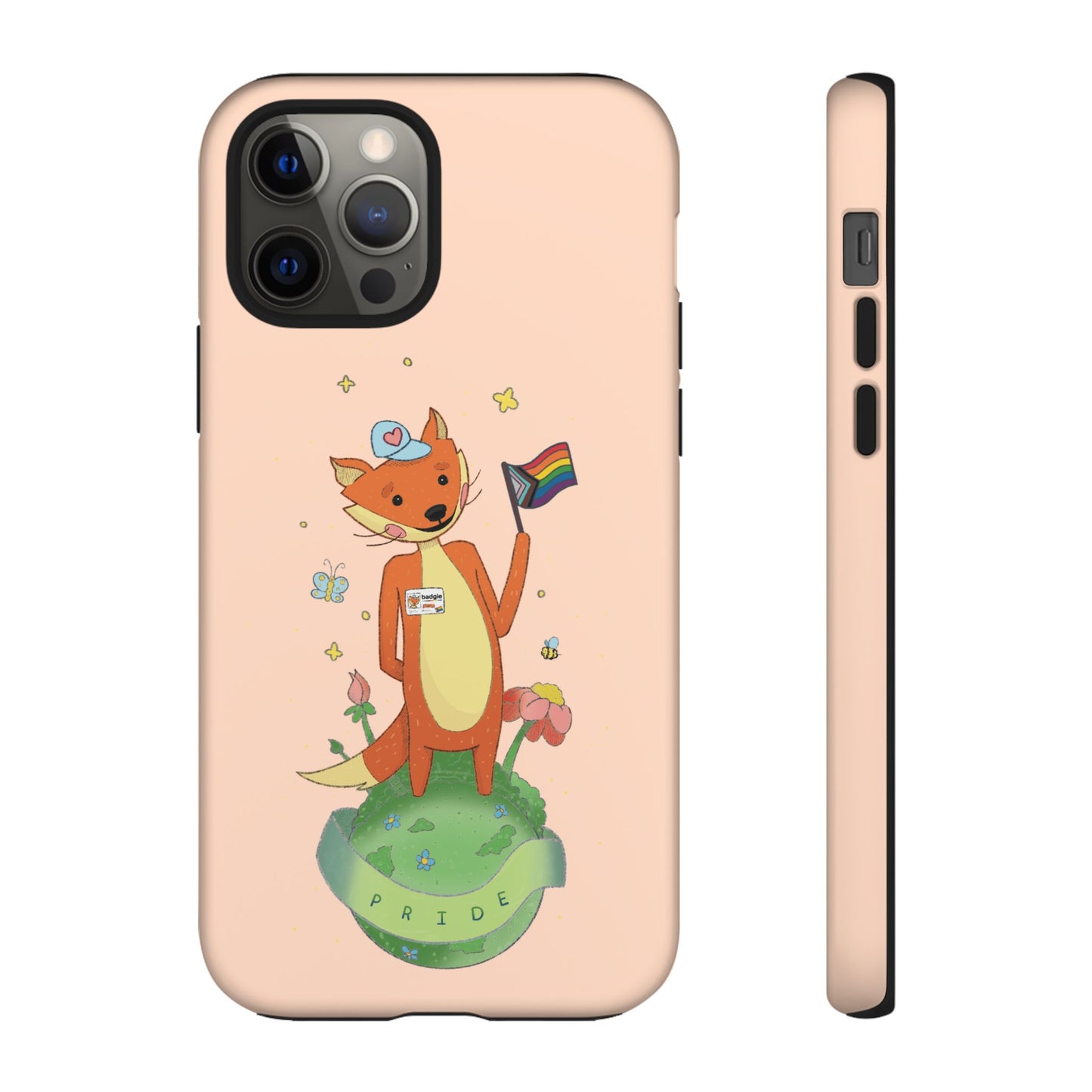 Badgie iPhone Case - Pride Fox "Kit" - Badgie.co